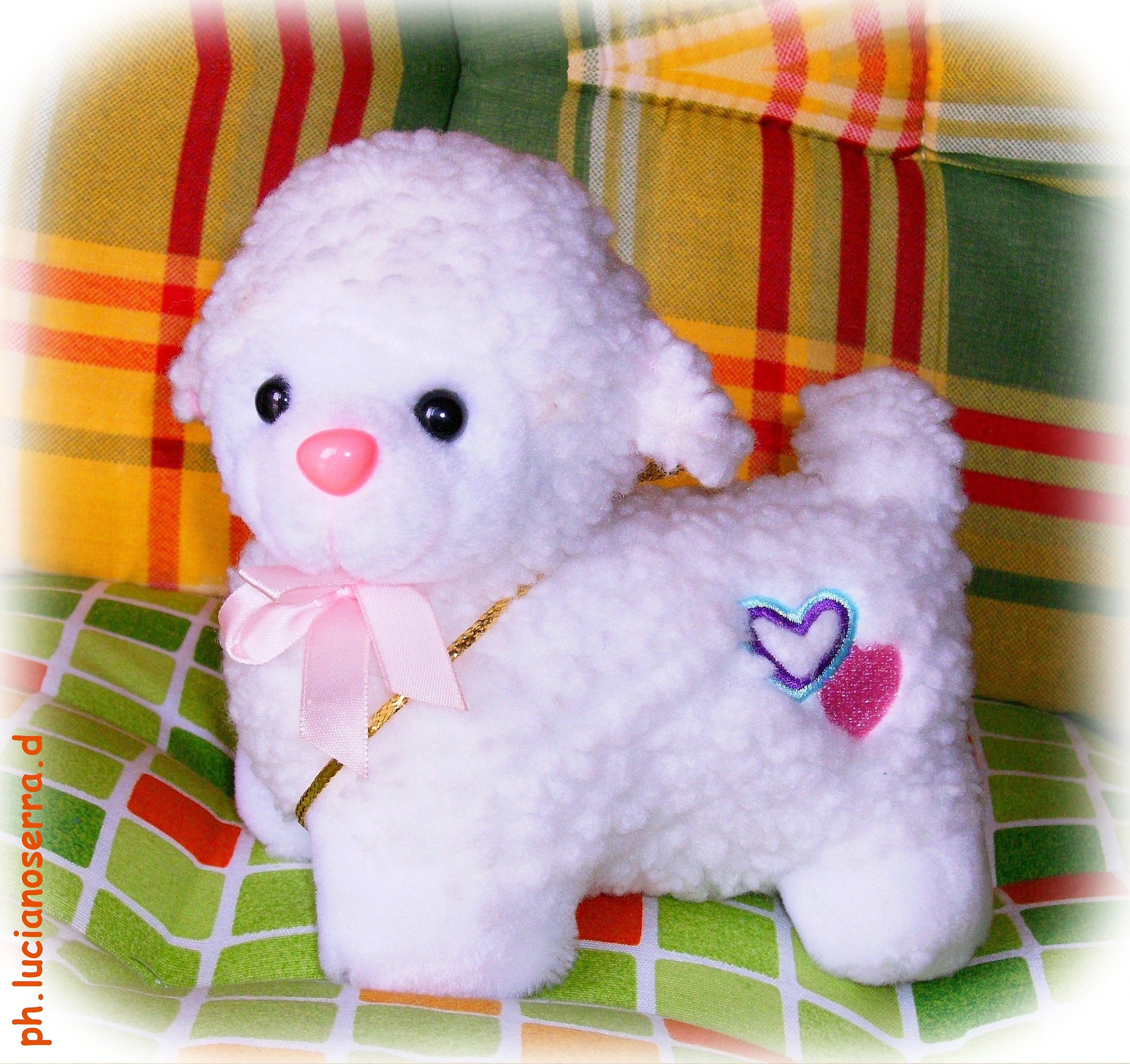 Pecorella di peluche