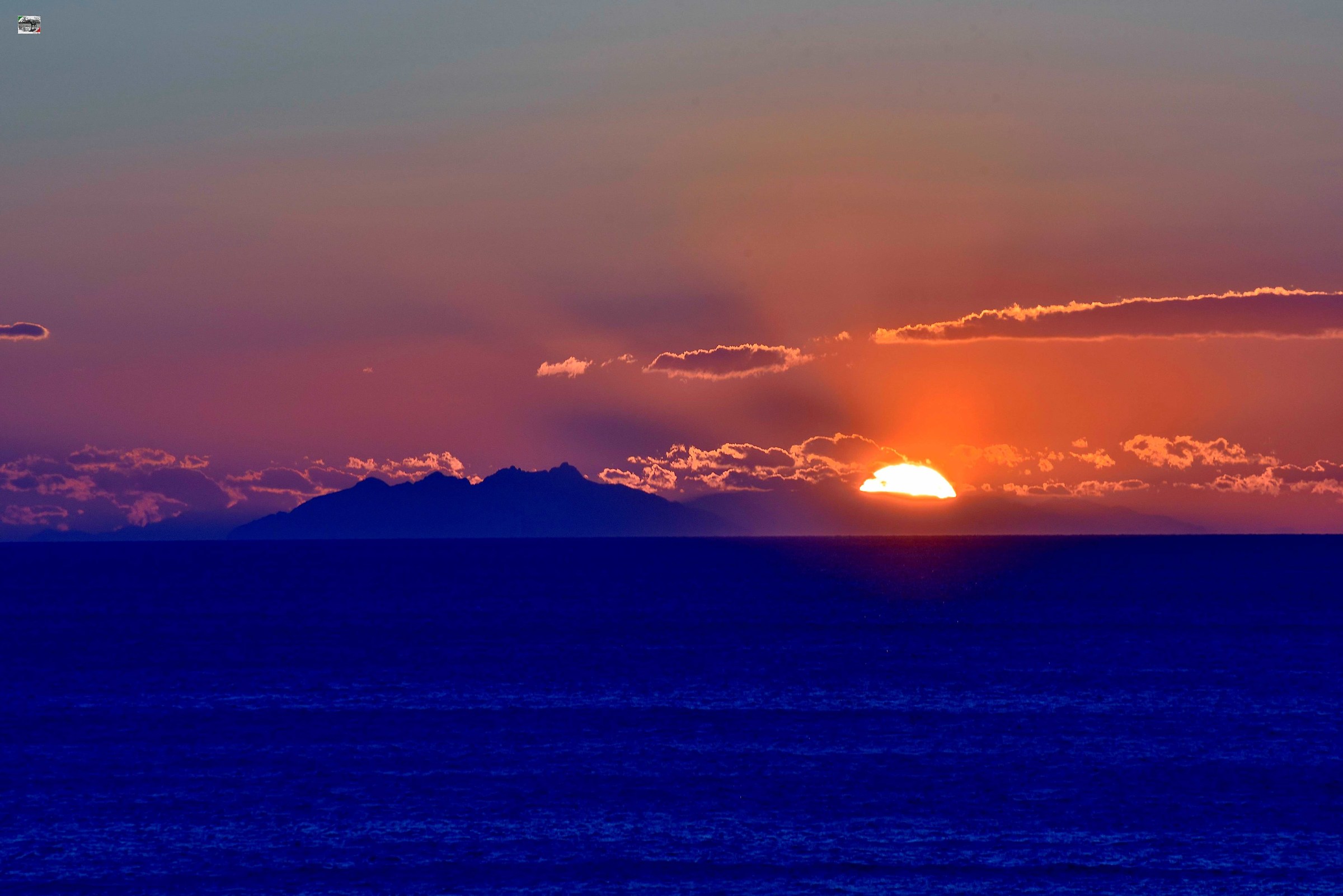 Sunset on Montecristo