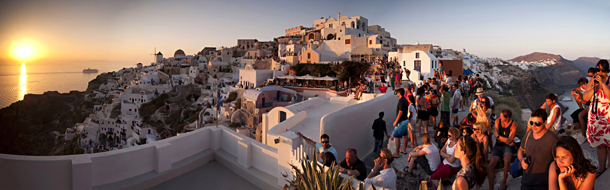 All waiting for the sunset