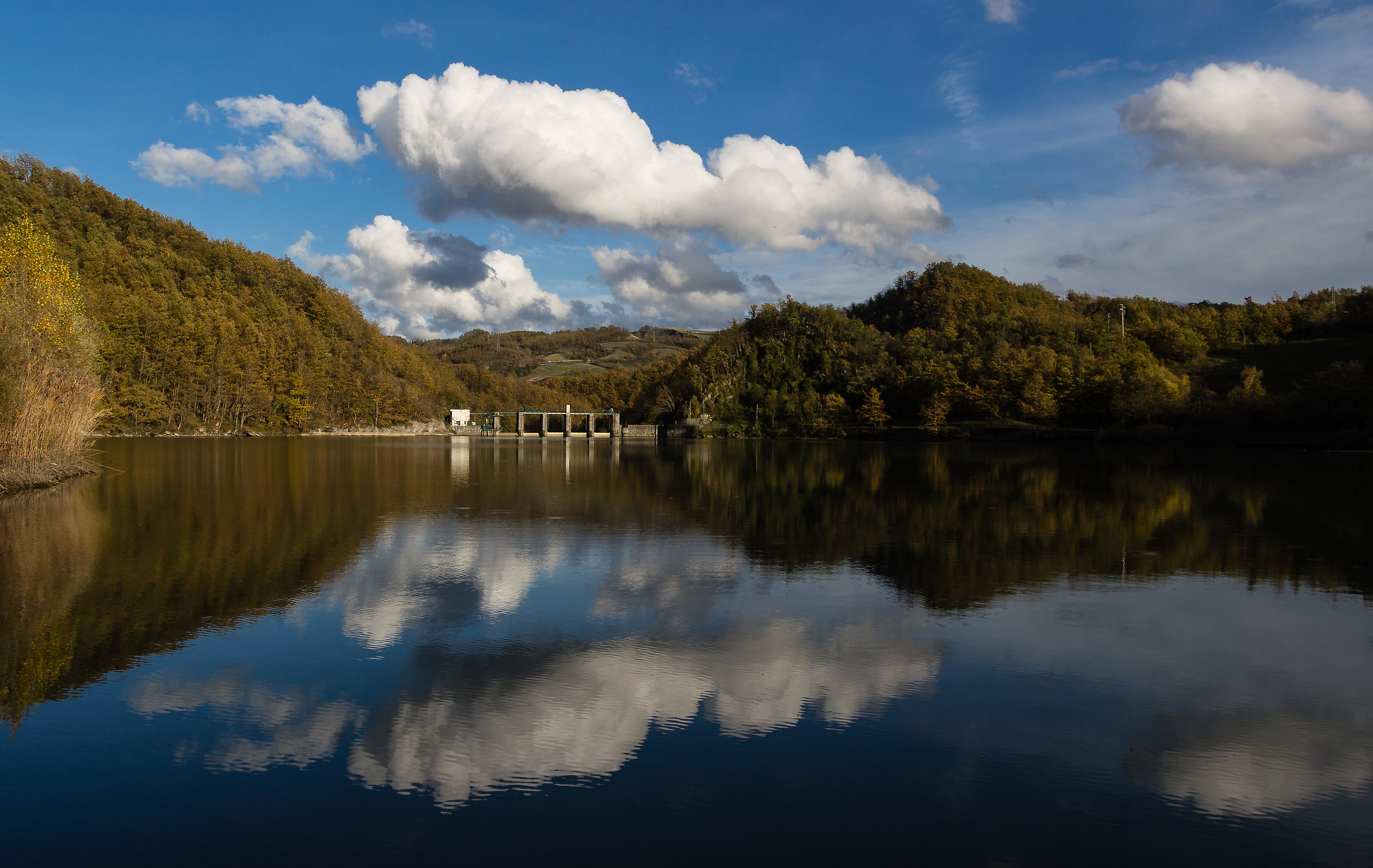 Lago e diga di Santa Maria (bo)