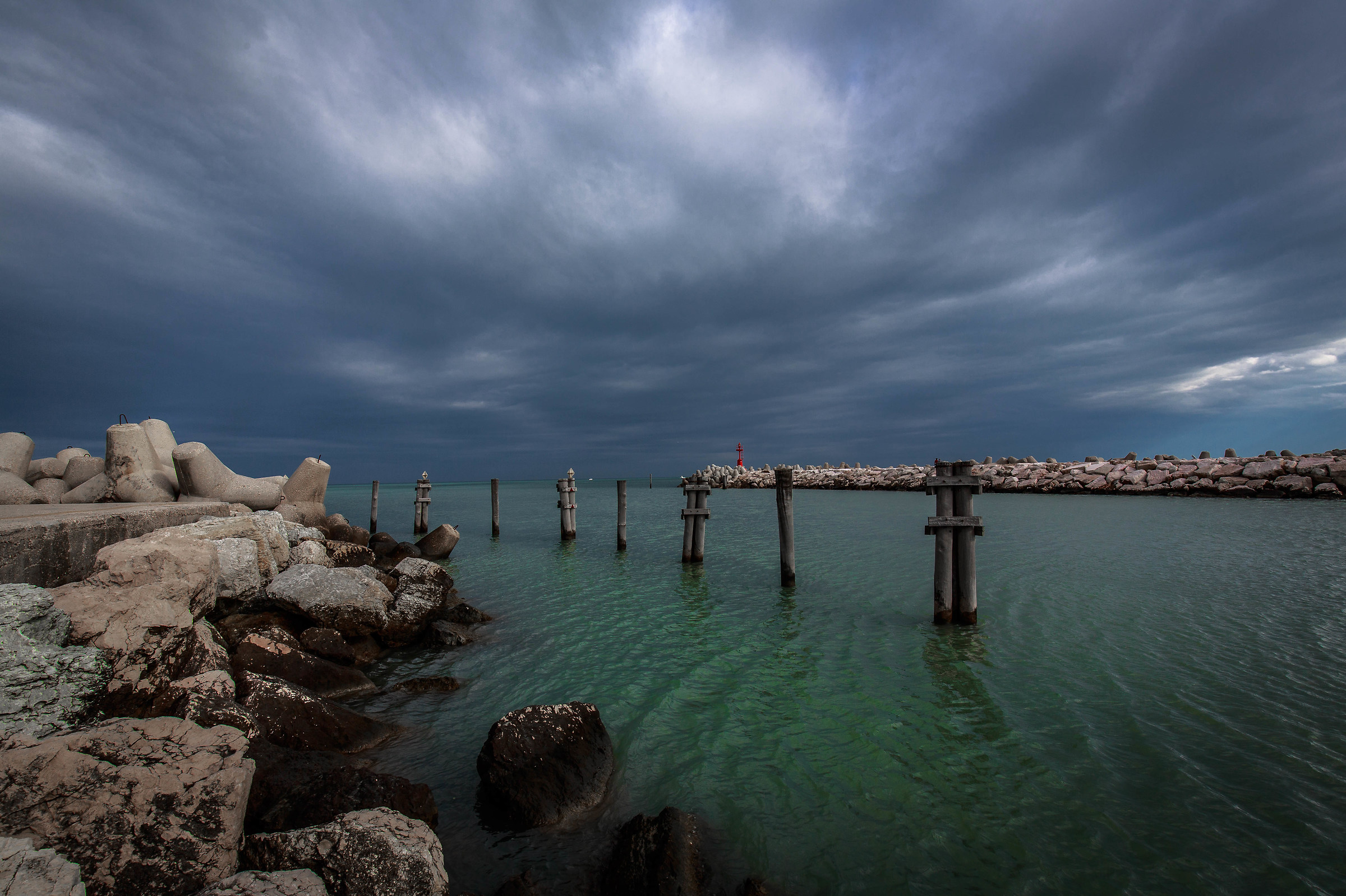 Fano - the harbor entrance