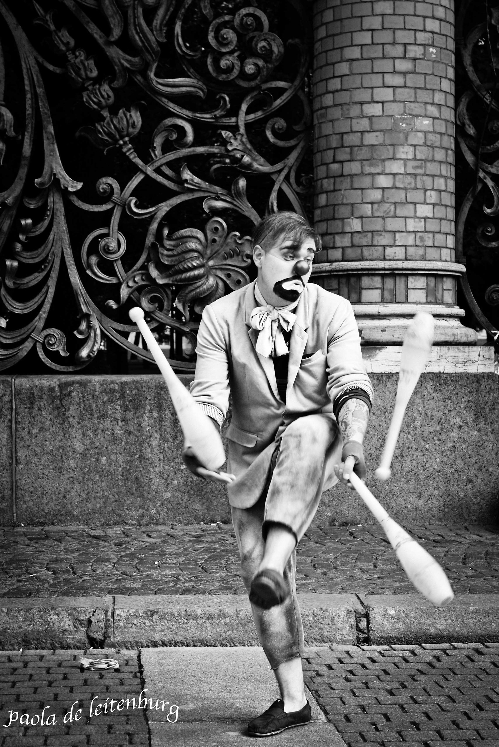 Clown in Saint Petersburg