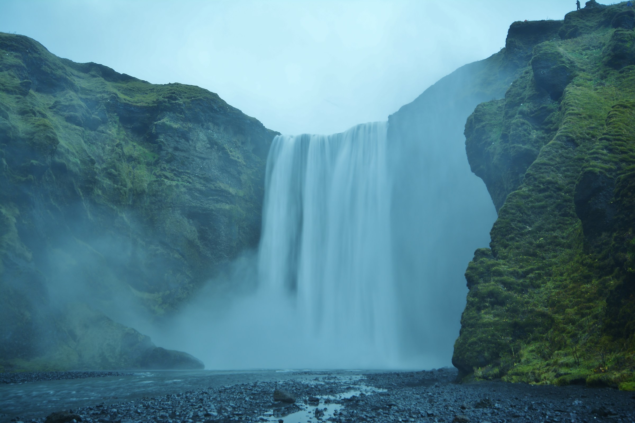The Skogafoss waterfall