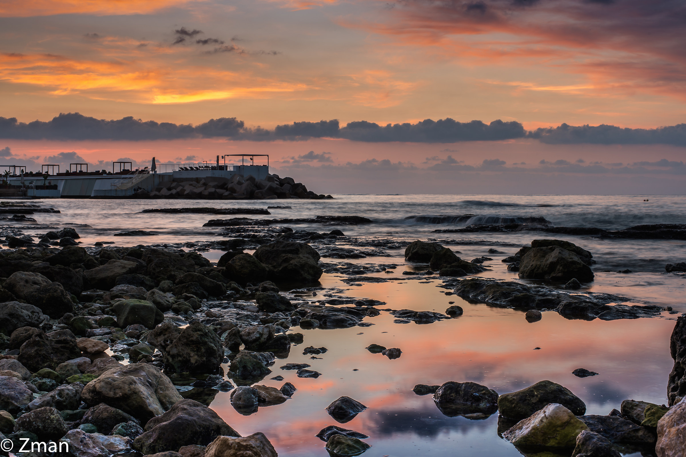 Tramonto sulla Corniche