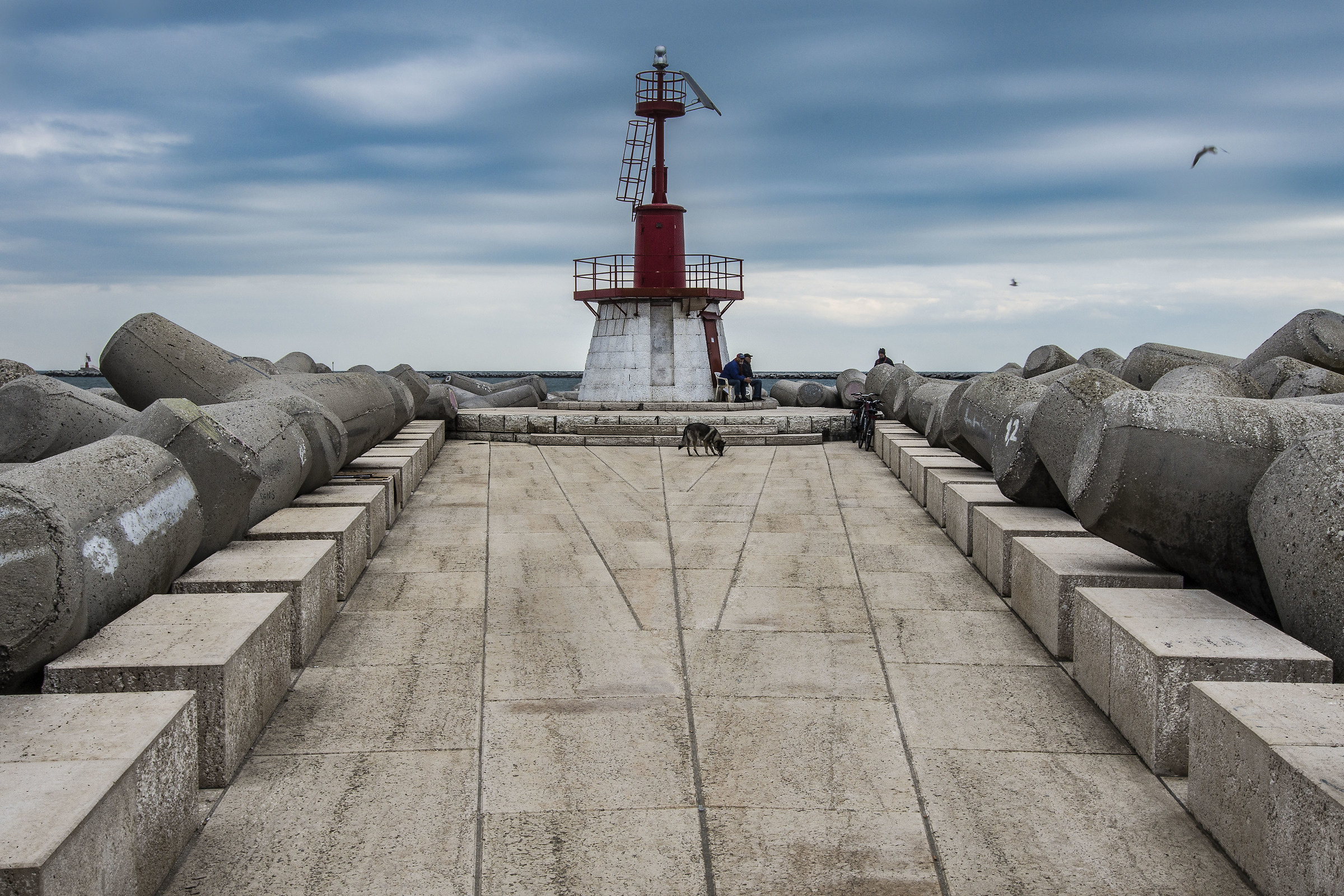 The dam of Sottomarina