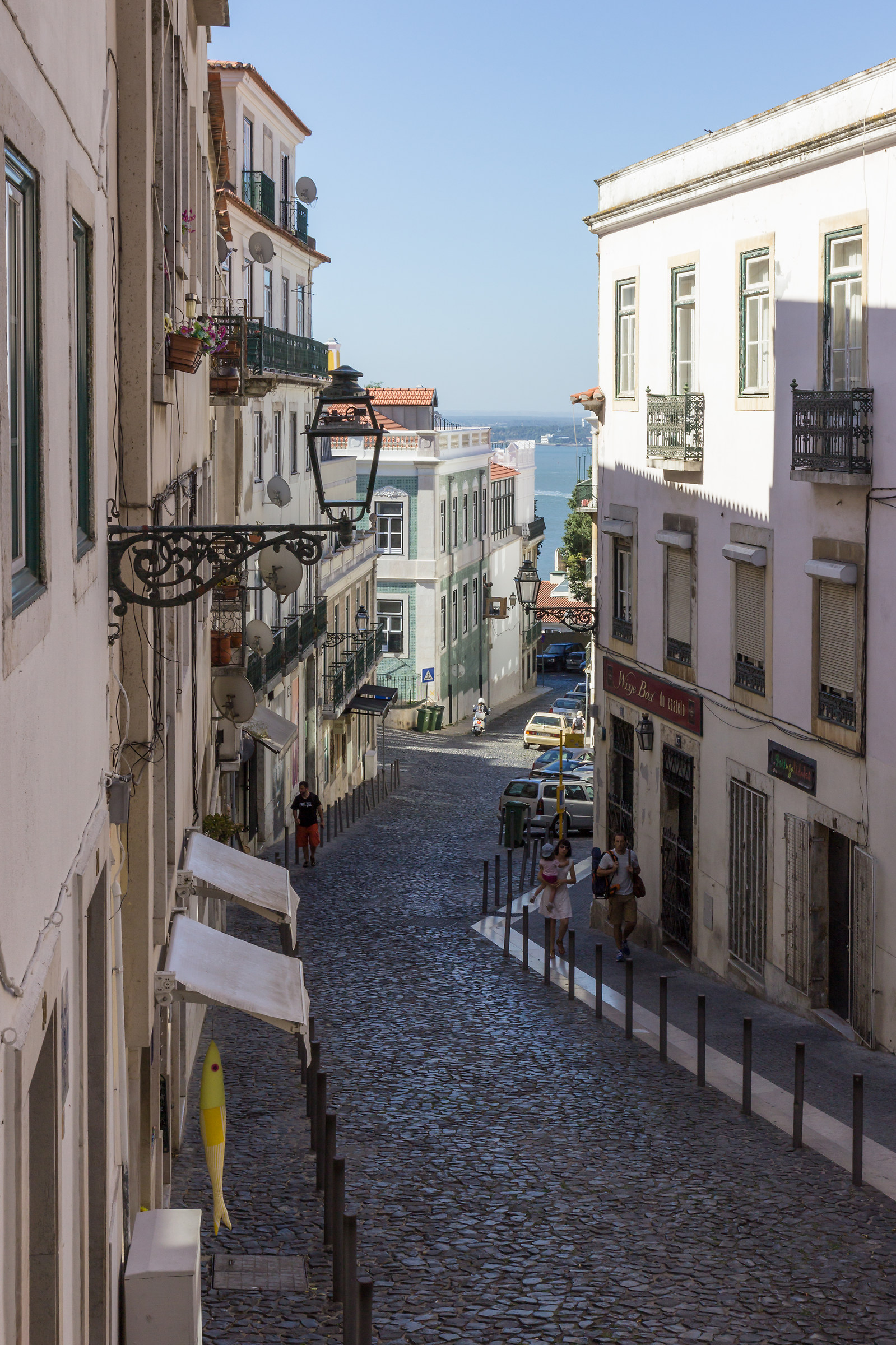 Scorcio dall'ingresso del castello di Sao Jorge
