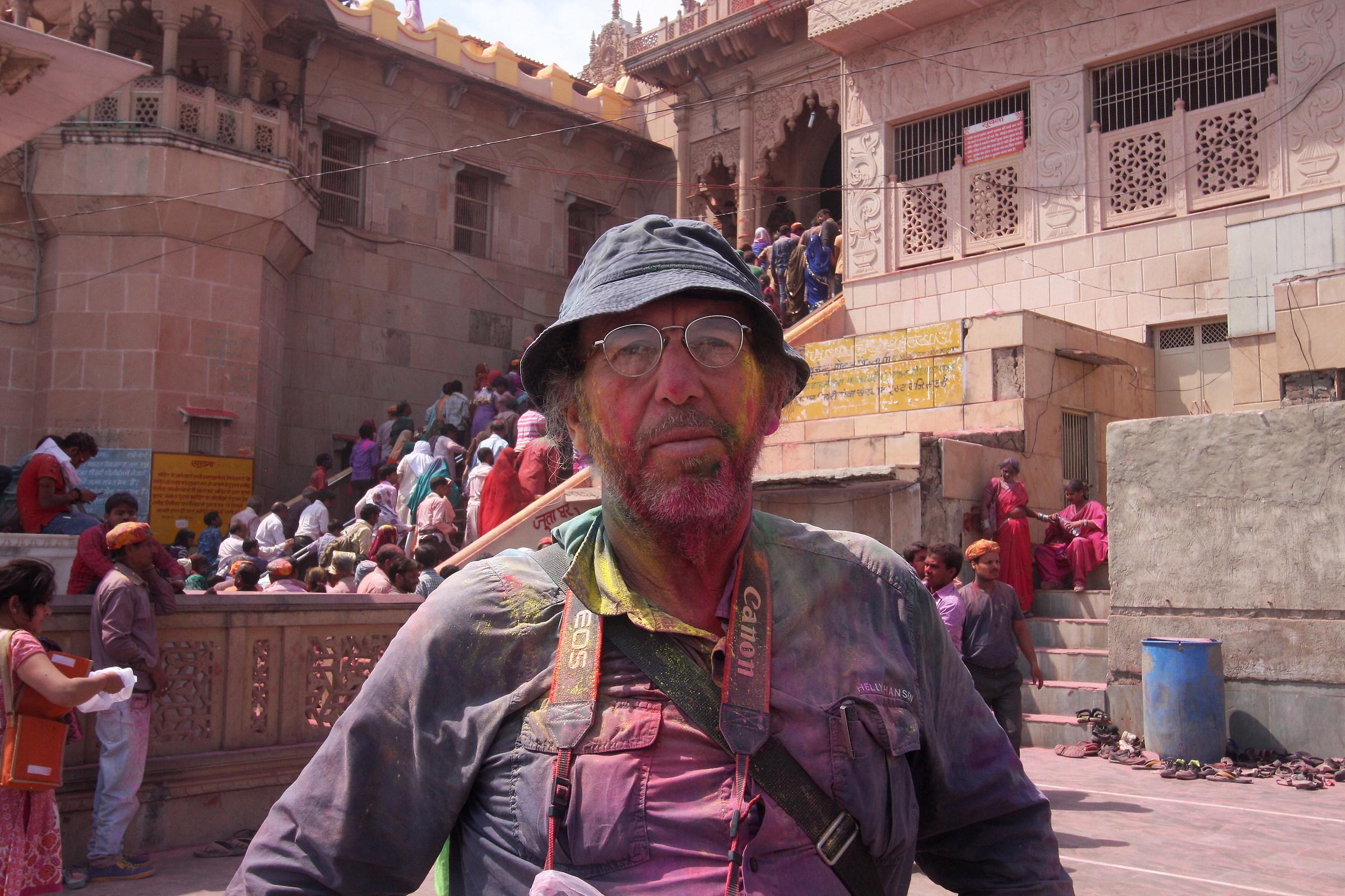 I have to go inside the temple, expect here.