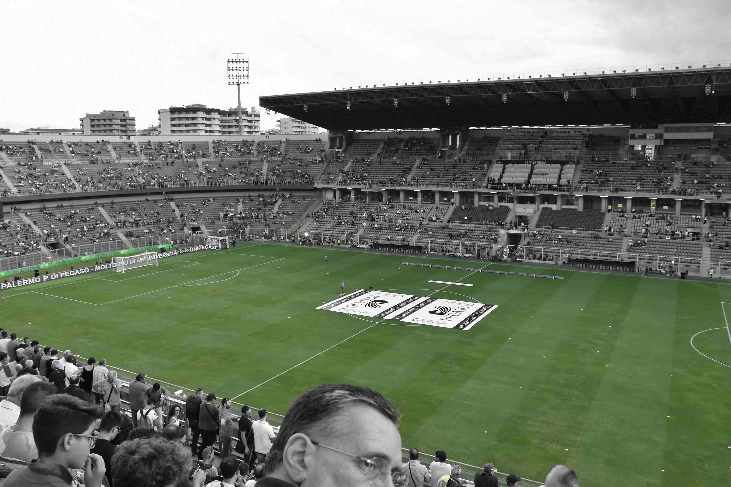 How green turf of the "Favorita"!