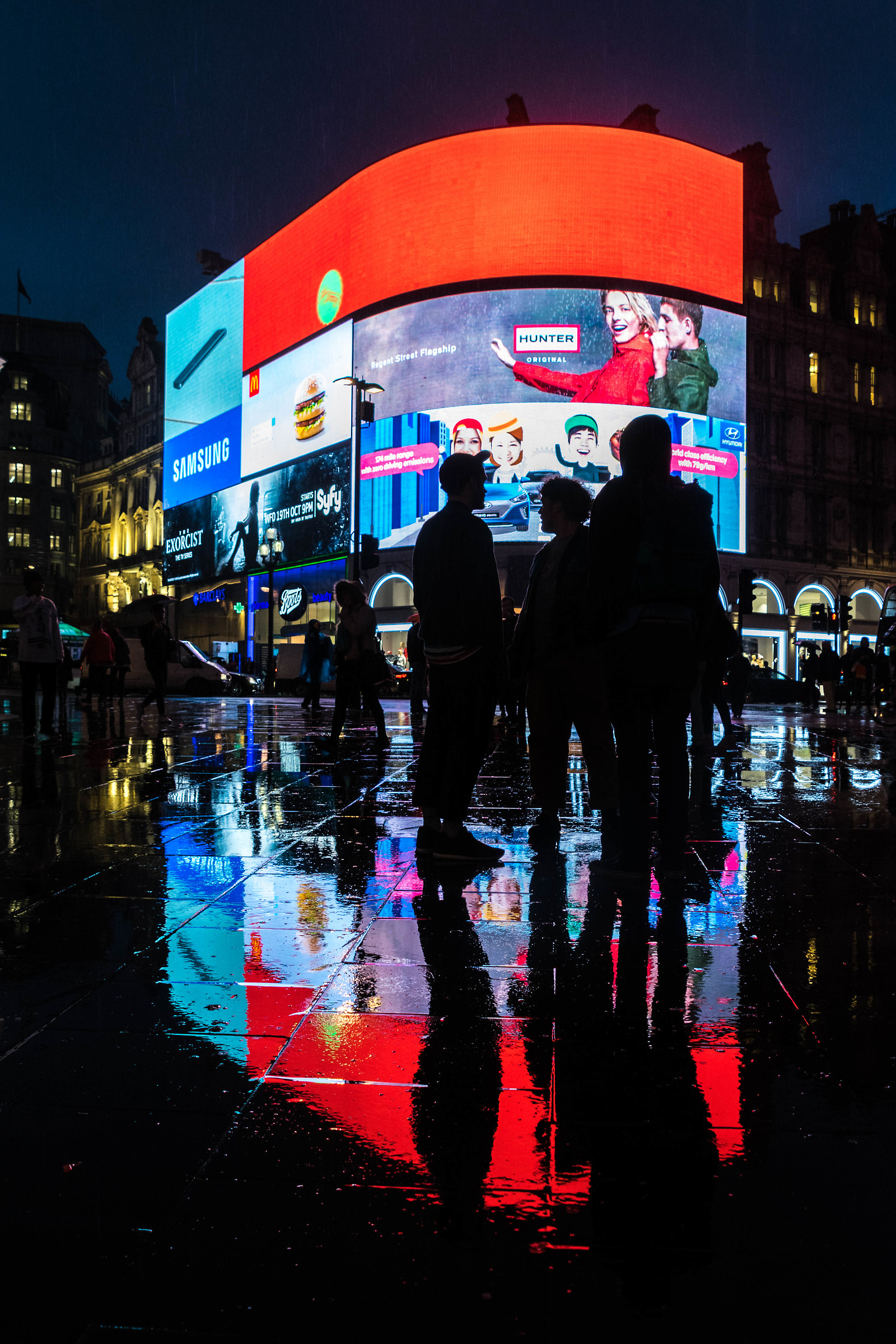 Rainy Night In Piccadilly Circus