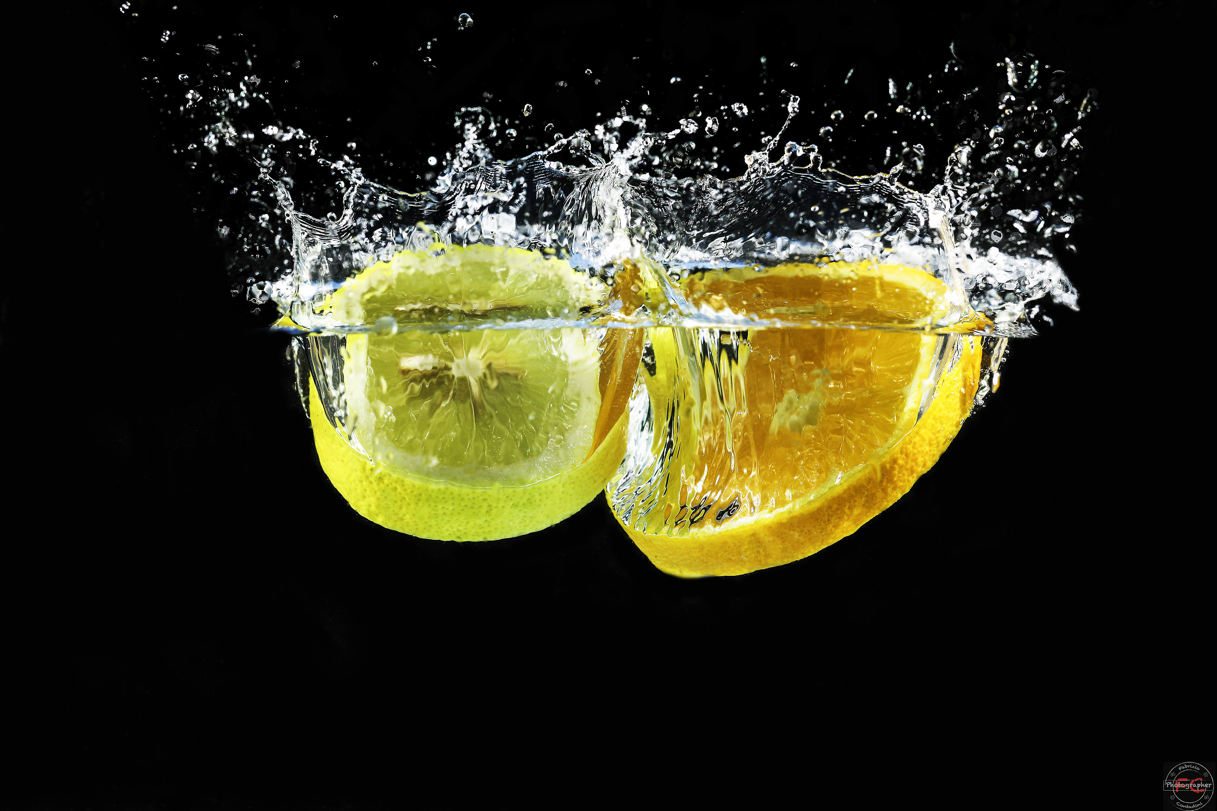 Lemon and Orange Splash