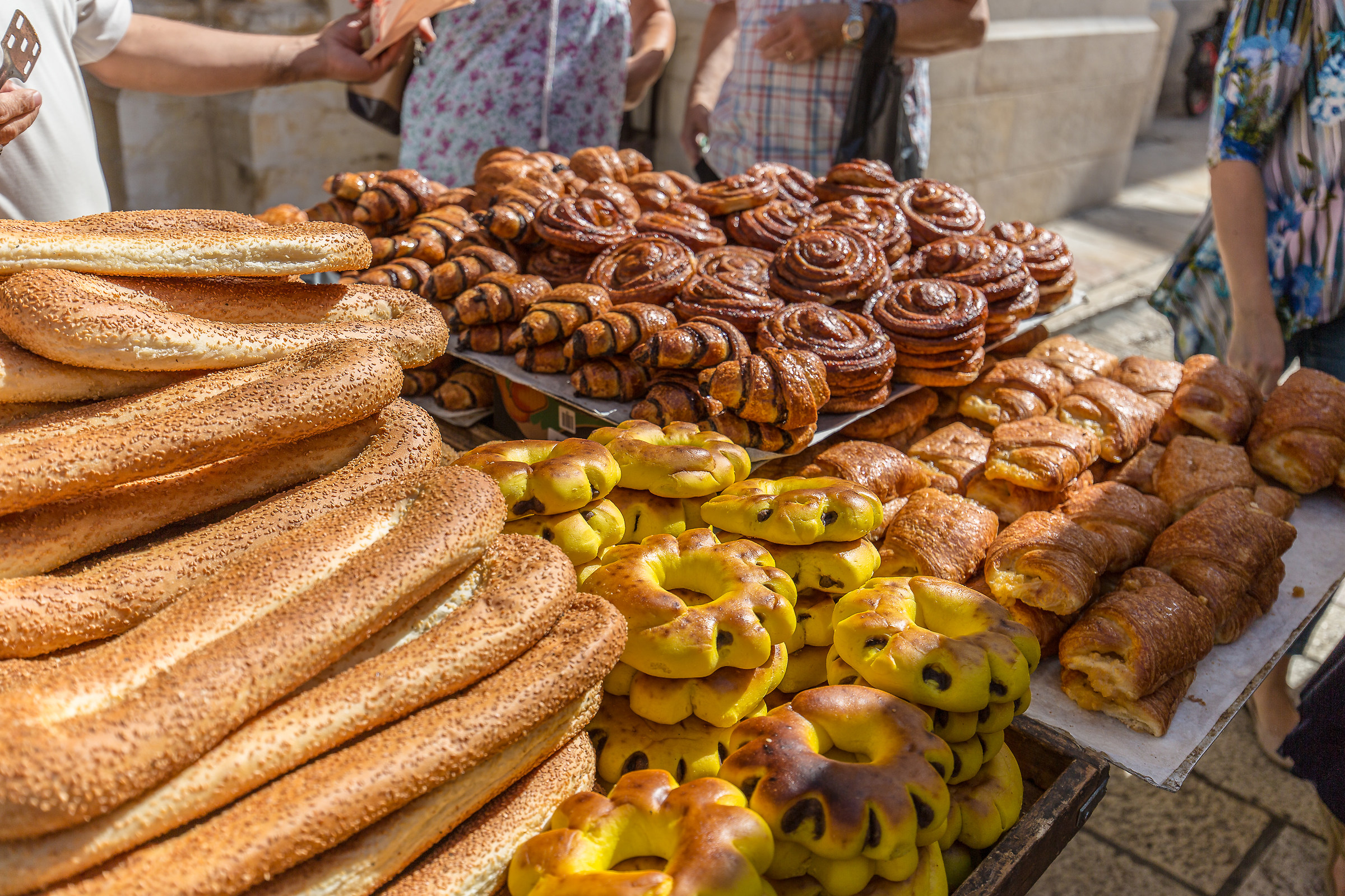 Boulangerie in the souk of Jerusalem