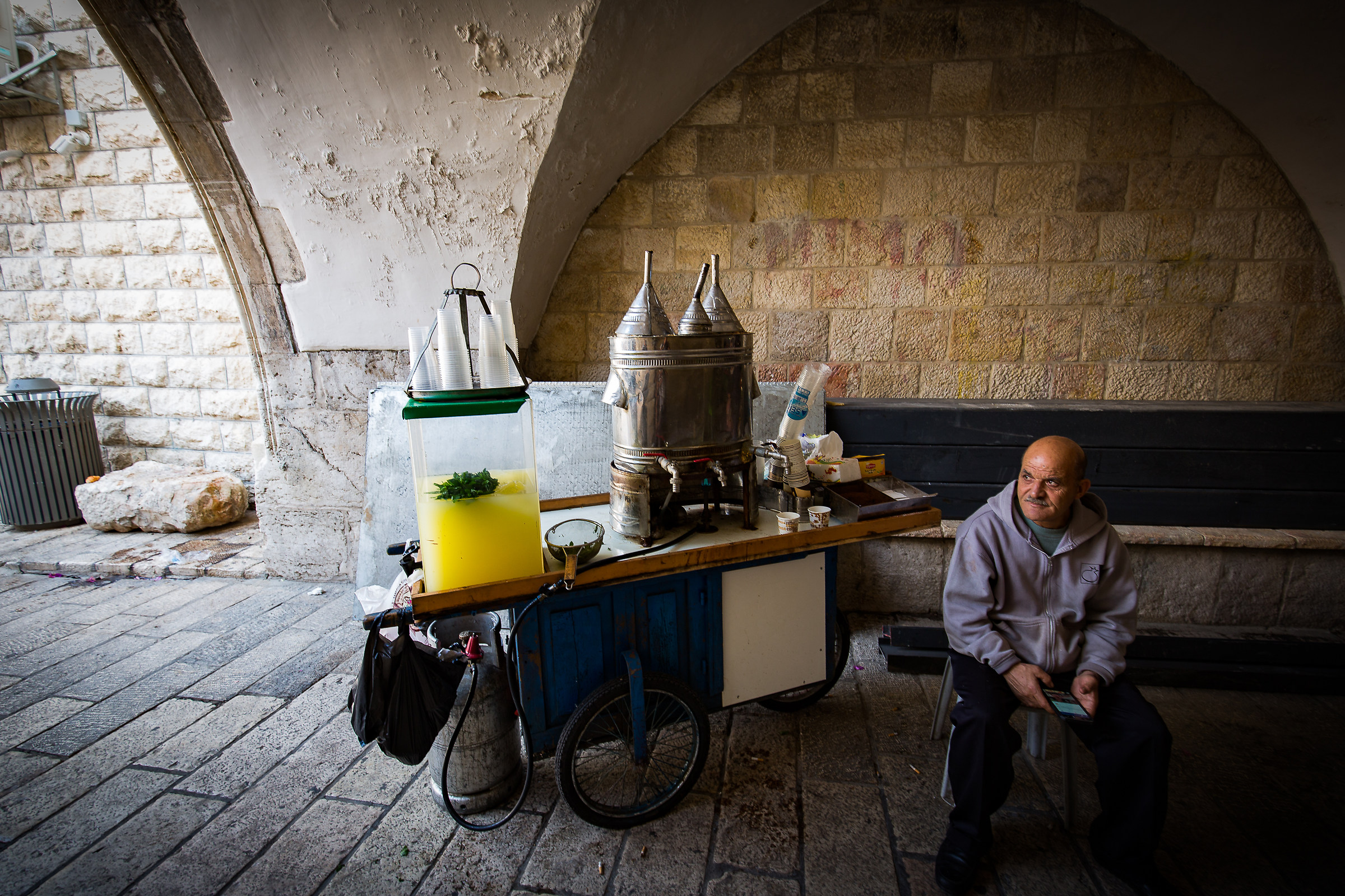 The seller in Jerusalem
