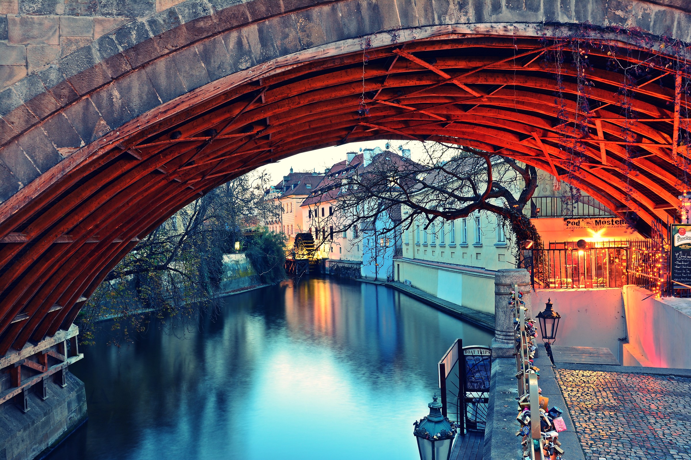 and 'on the evening of the devil torrent