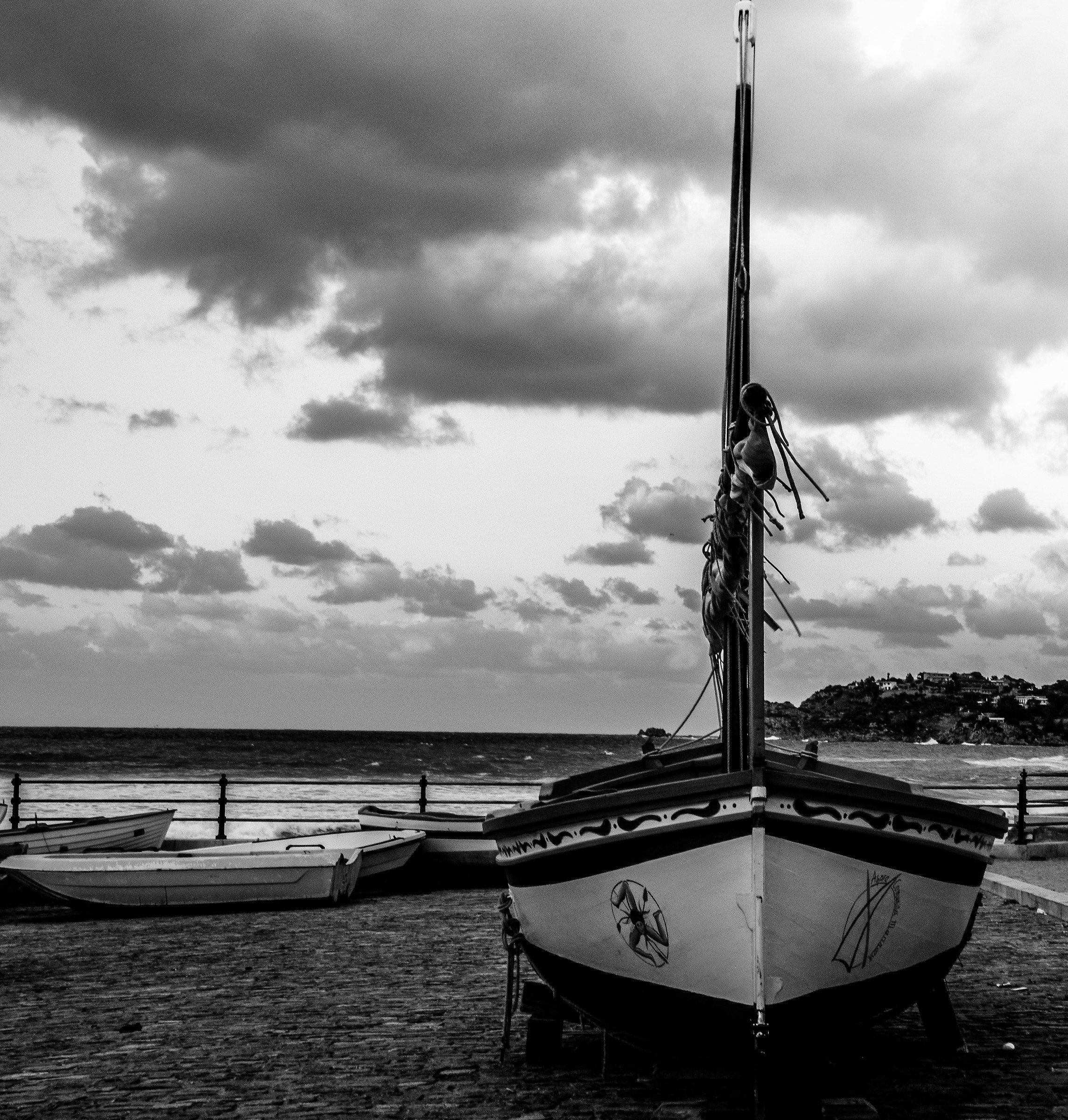 Gloomy clouds on the horizon