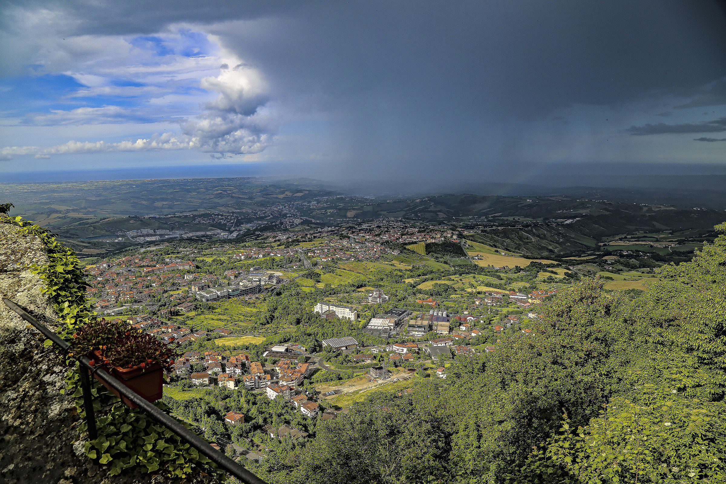 Thunderstorm in Romagna