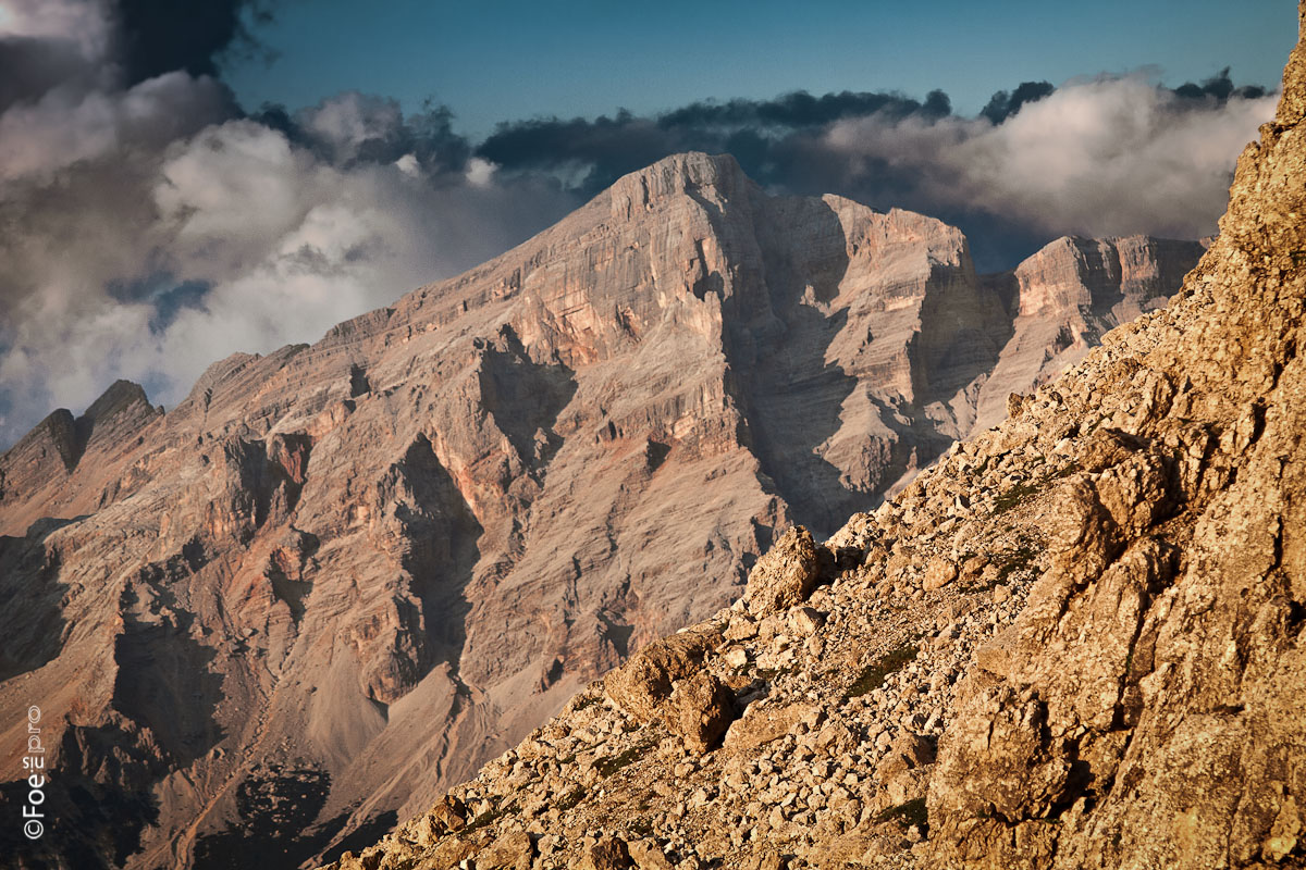 Alpenglow on Conturines