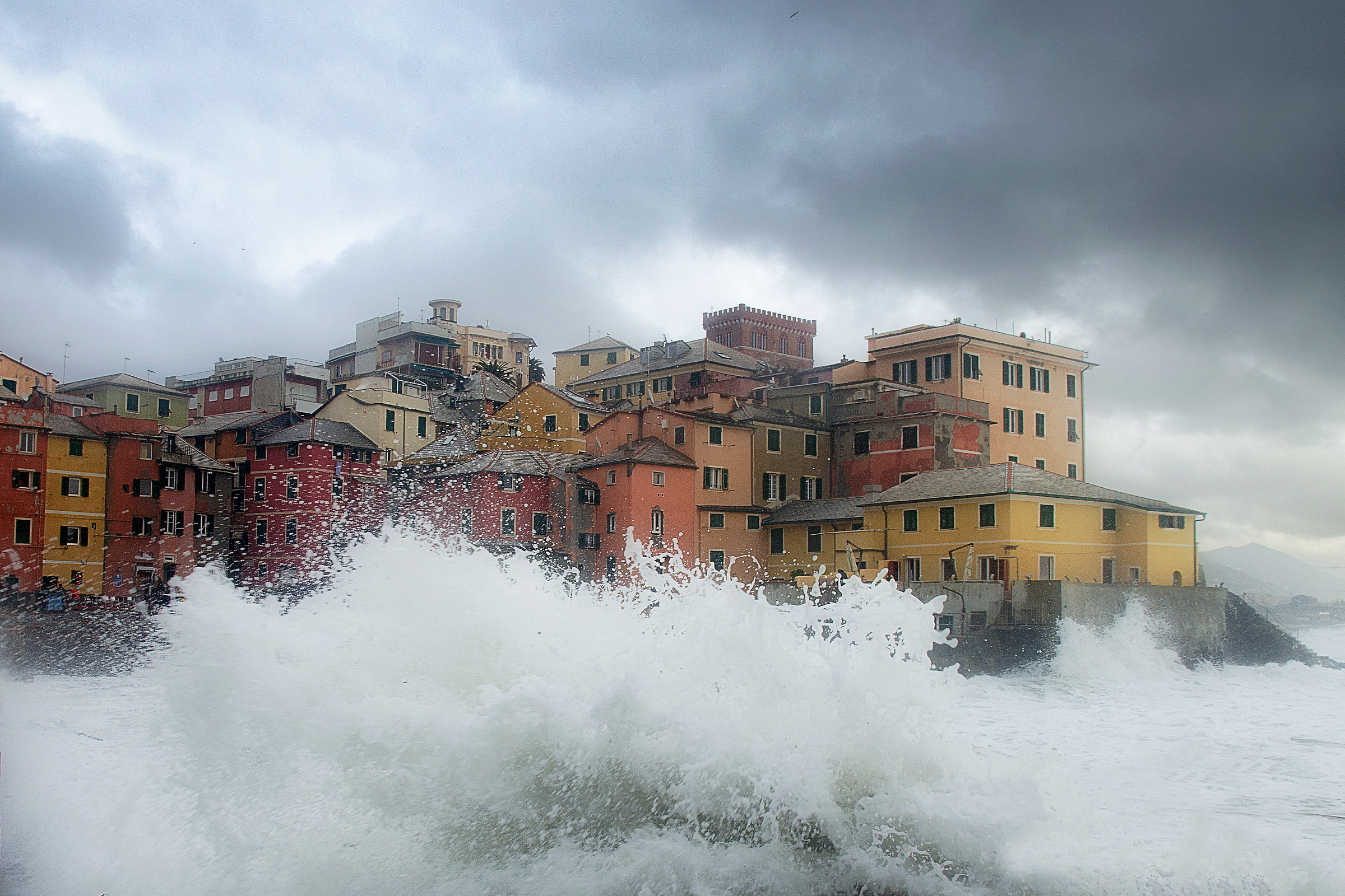 boccadasse between sky and sea