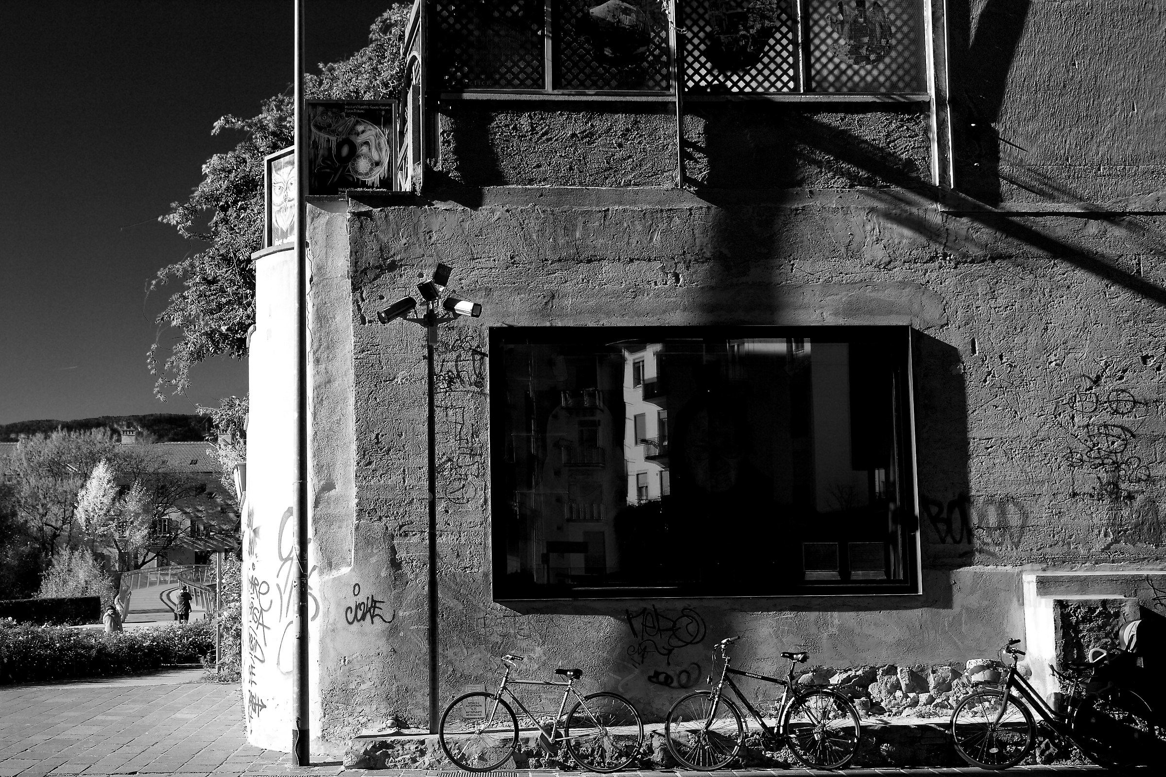 Three bikes in a raw