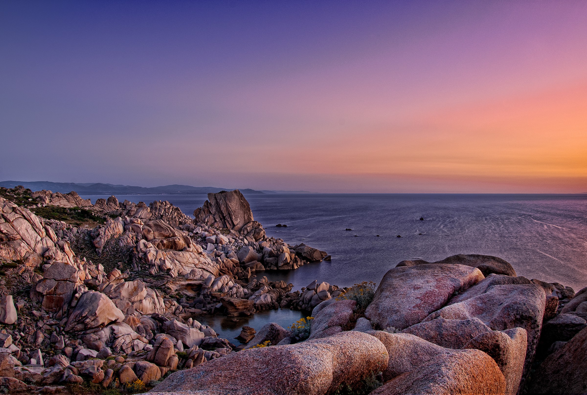 Sardegna - Capo Testa - rocce al tramonto