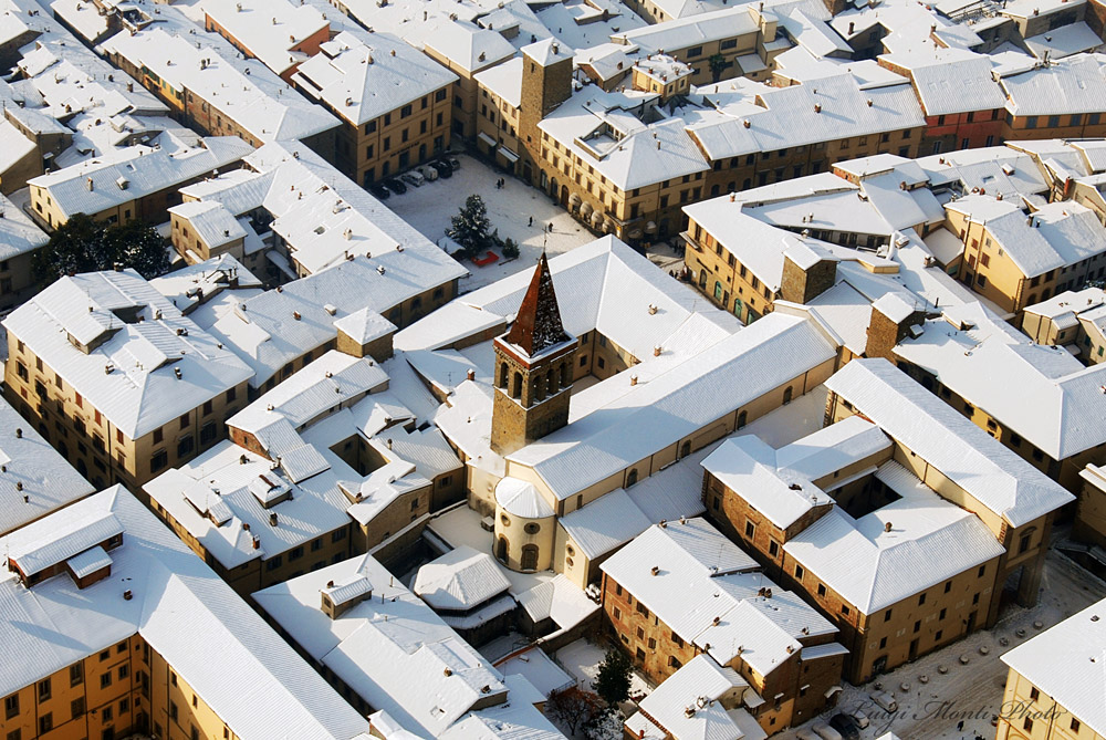 Sansepolcro sotto la neve
