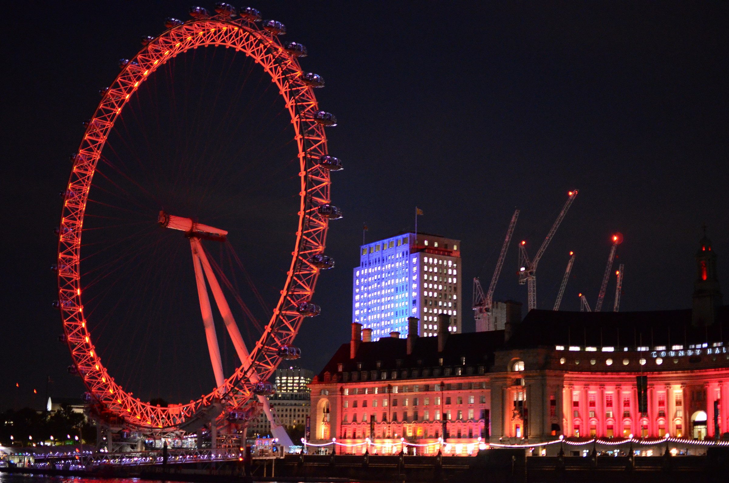 London Eye at night