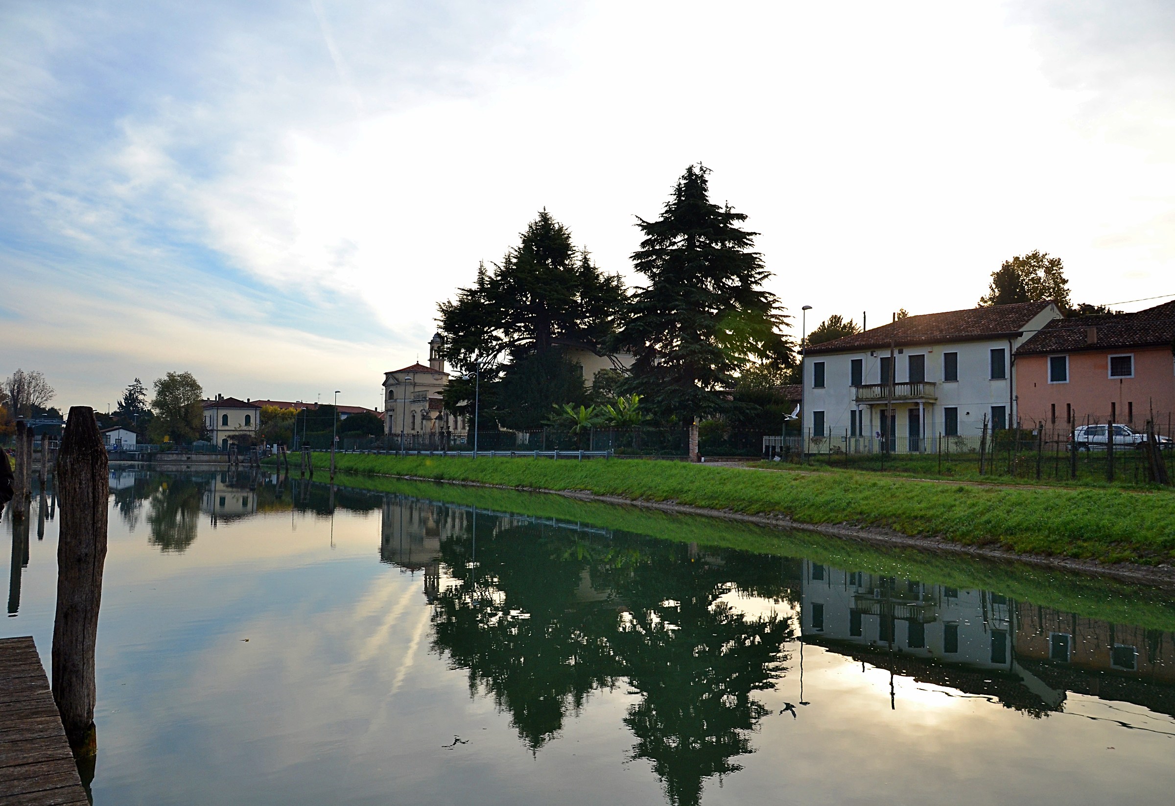 The light of the rising sun on the Riviera