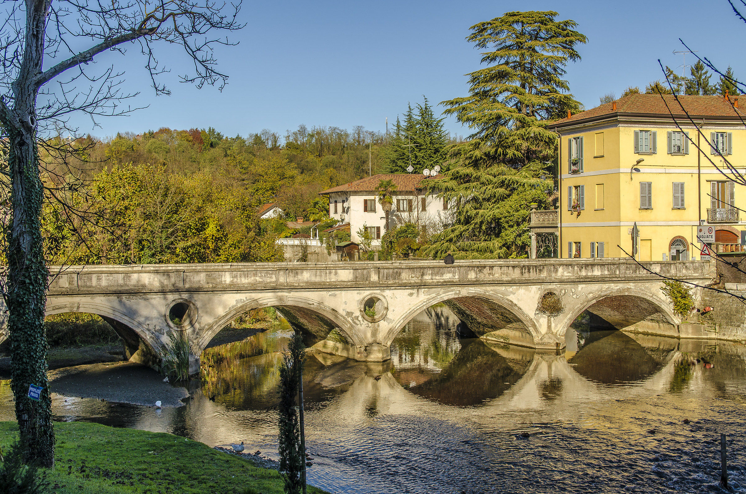 Il ponte di Agliate, 1901