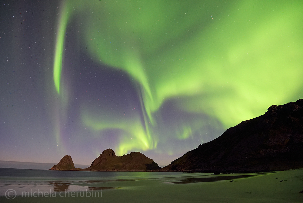 Vesteralen, northern lights