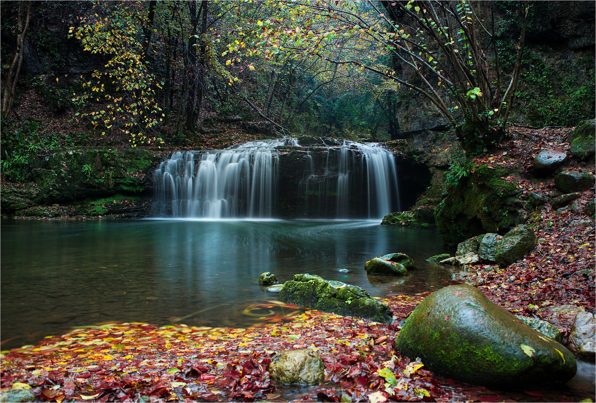 ferrera of waterfall