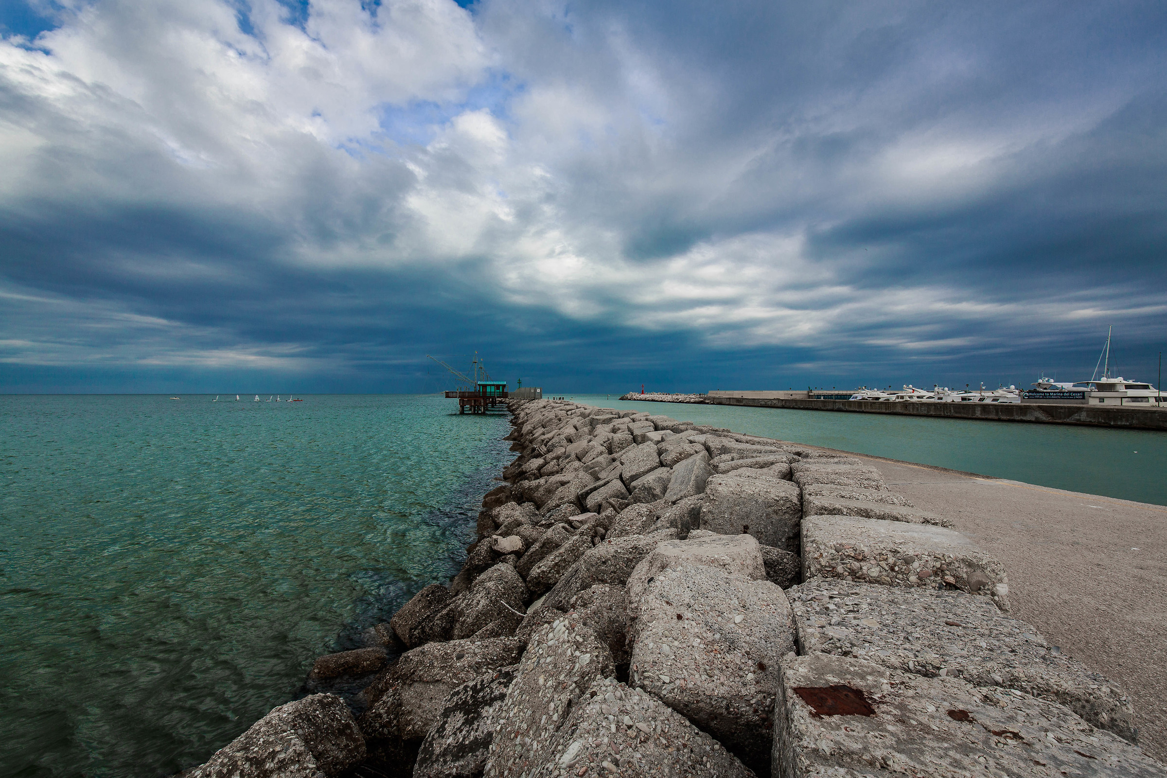 Fano - the west pier