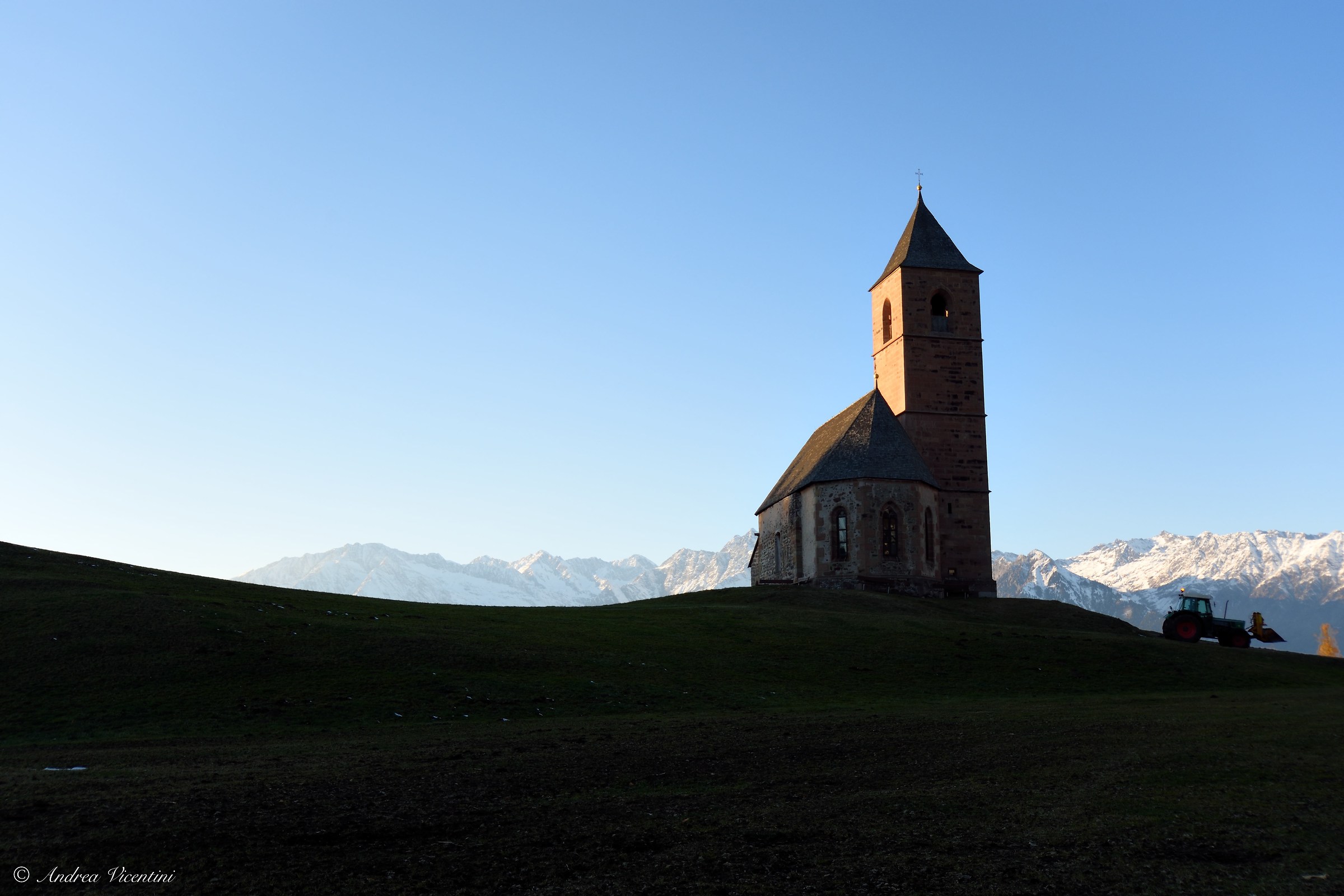 Last light at the Church of St. Catherine