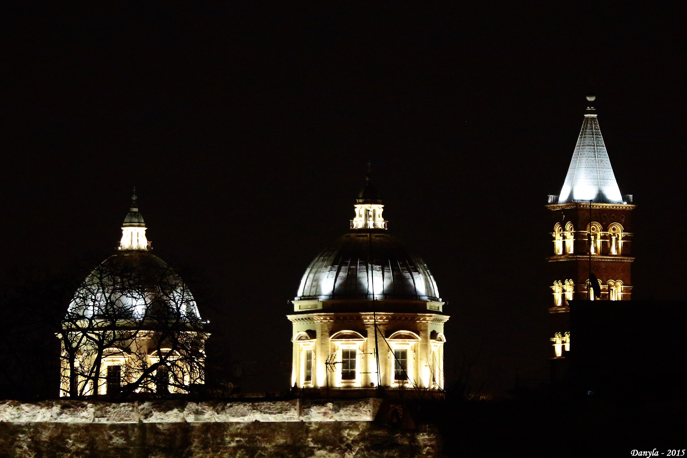 Basilica di Santa Maria Maggiore vista dal Campidoglio
