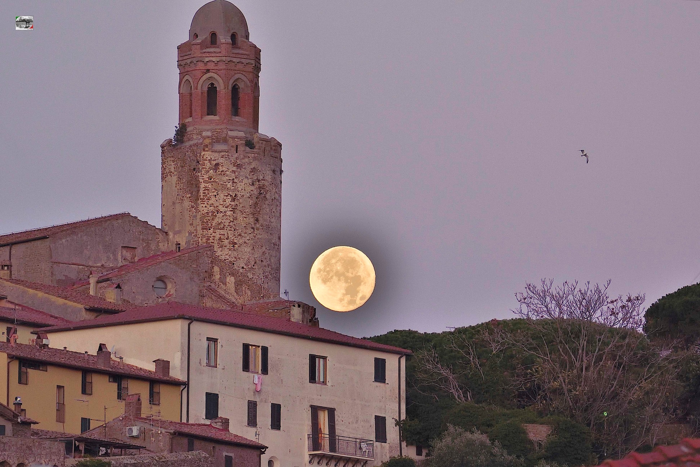 Superluna going down