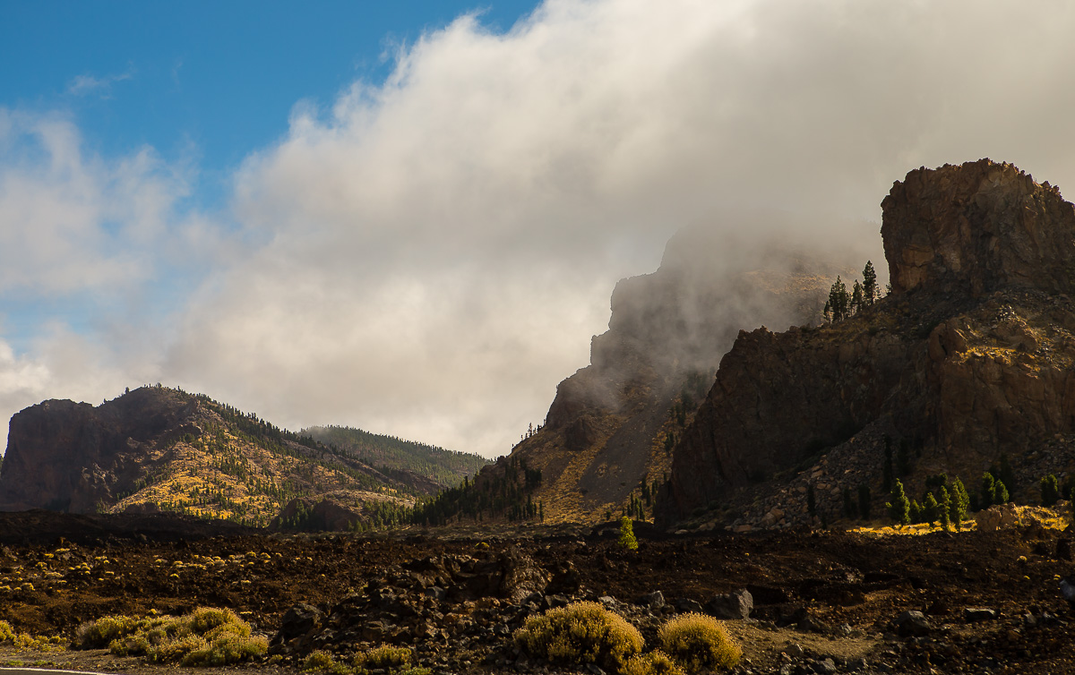 Glimpse of the Teide National Park
