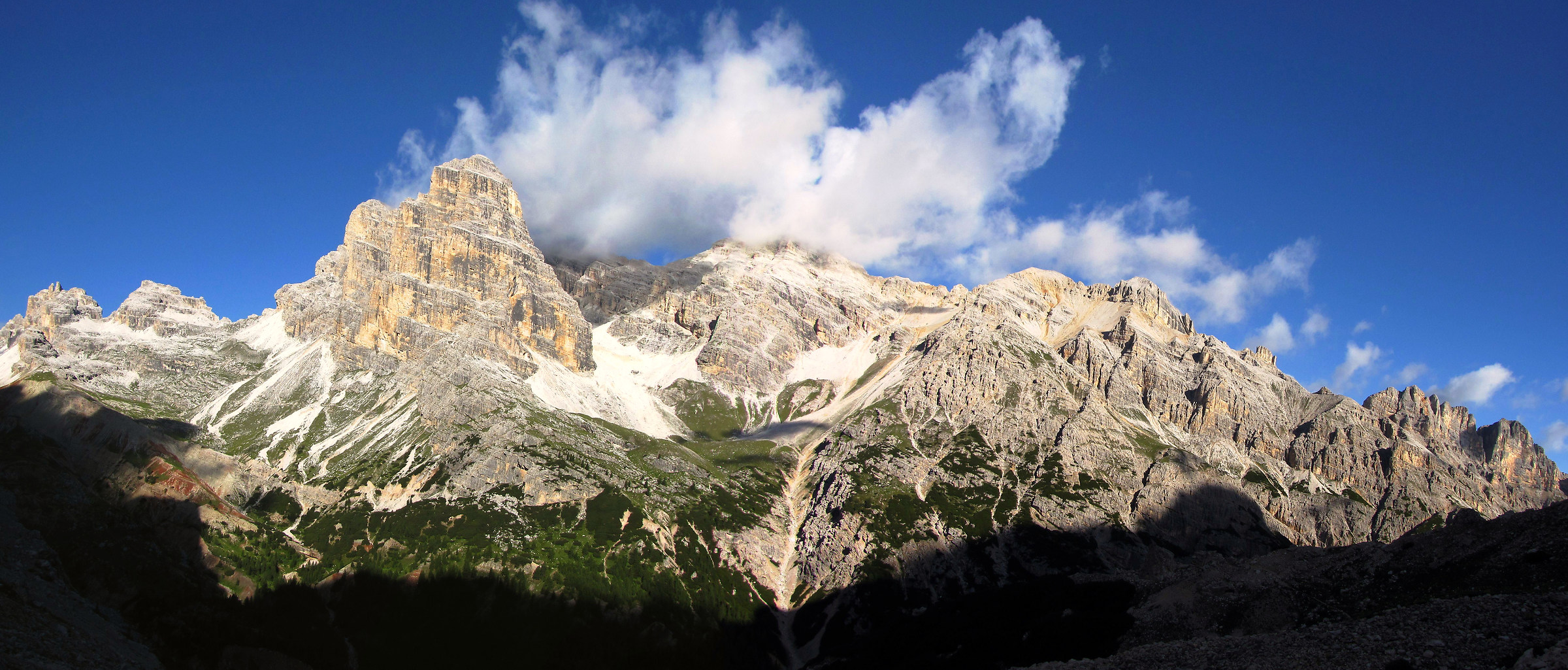 val travenanzes scendendo dalla tofana di Rozes