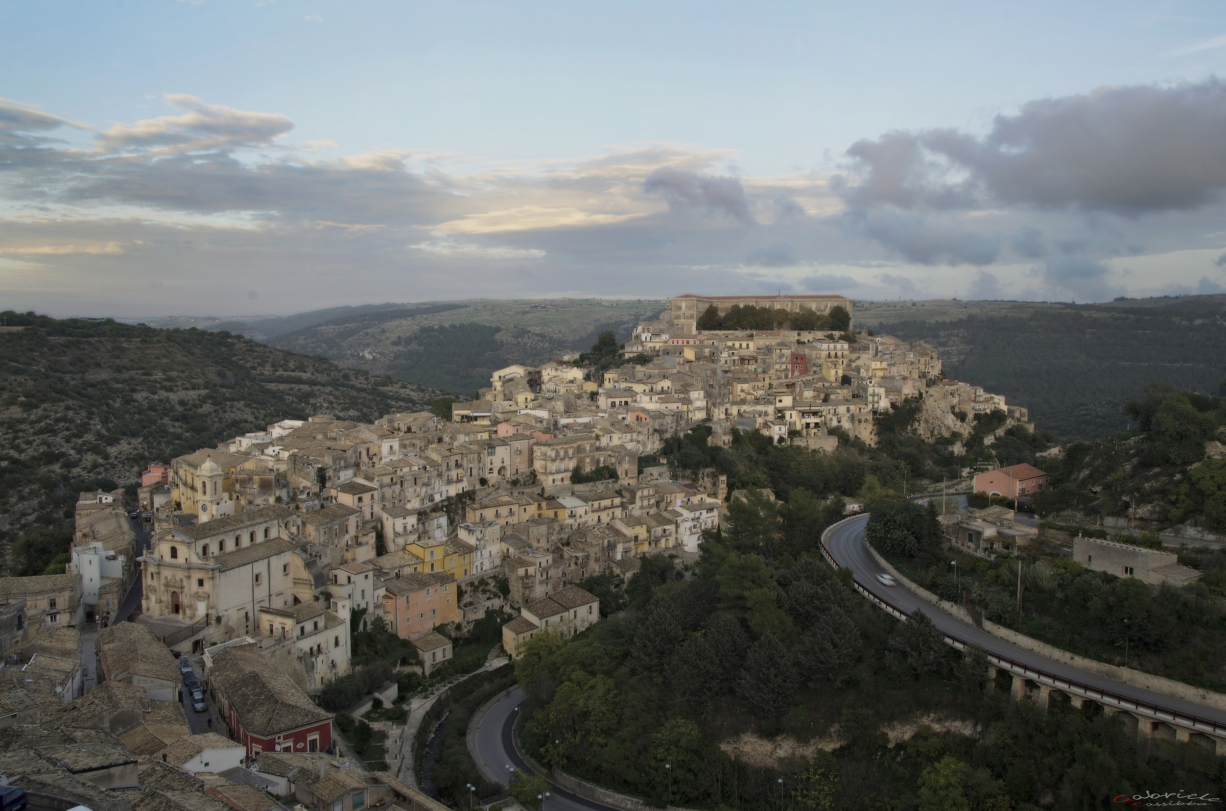 Ragusa Ibla vista da S.Maria delle scale