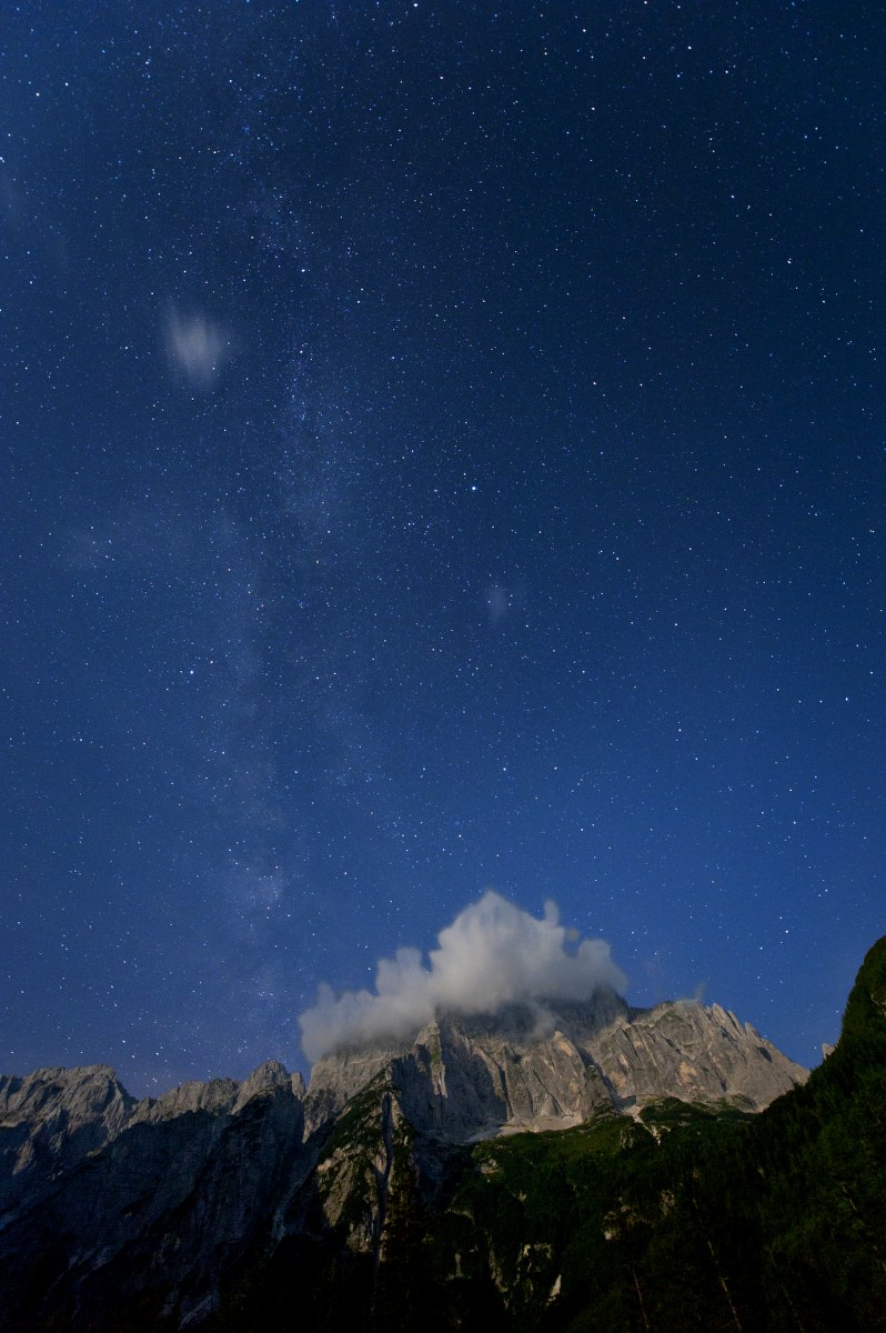 Via Lattea sul Montasio