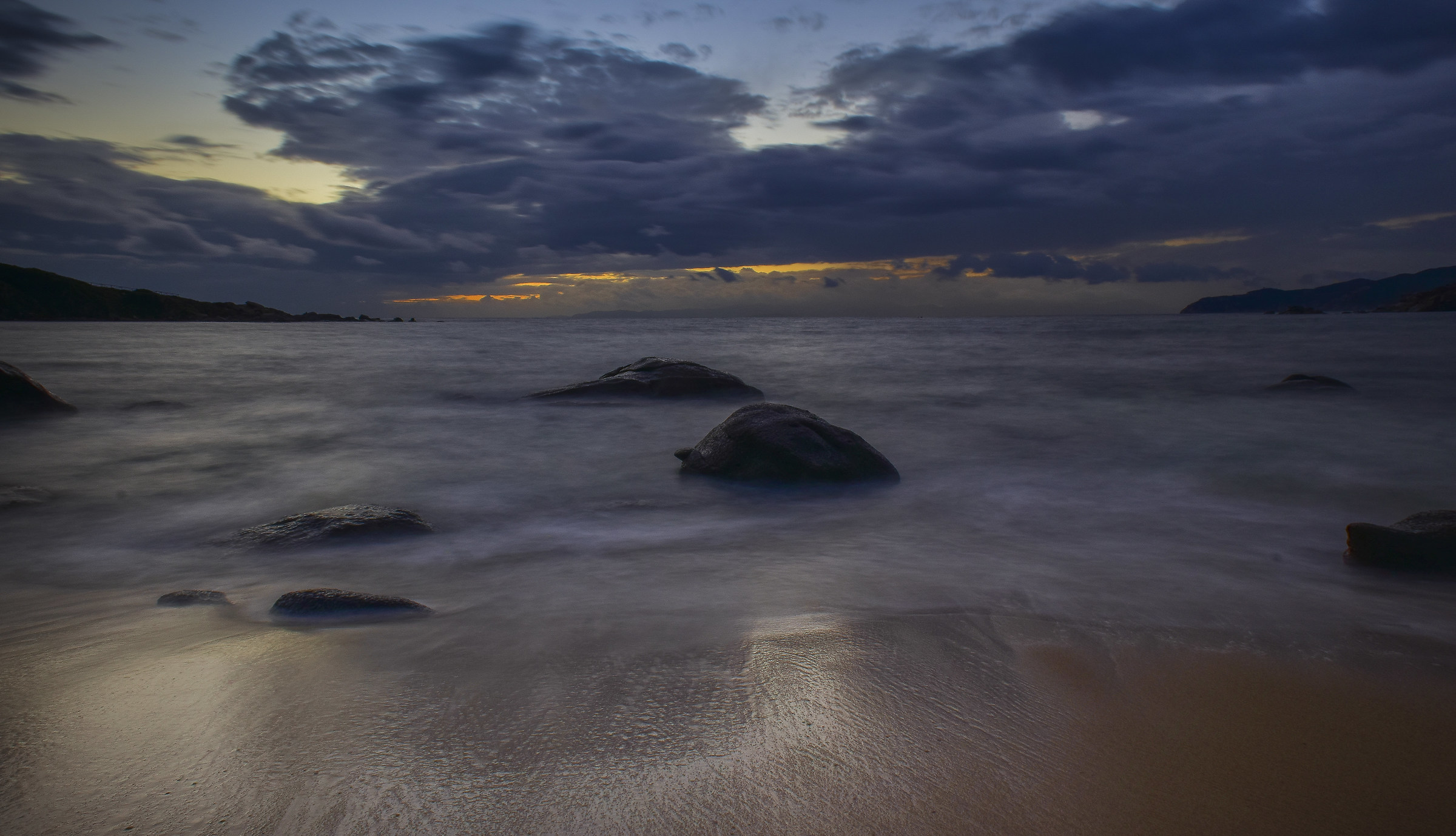 Sunset at S.Stefano beach 2