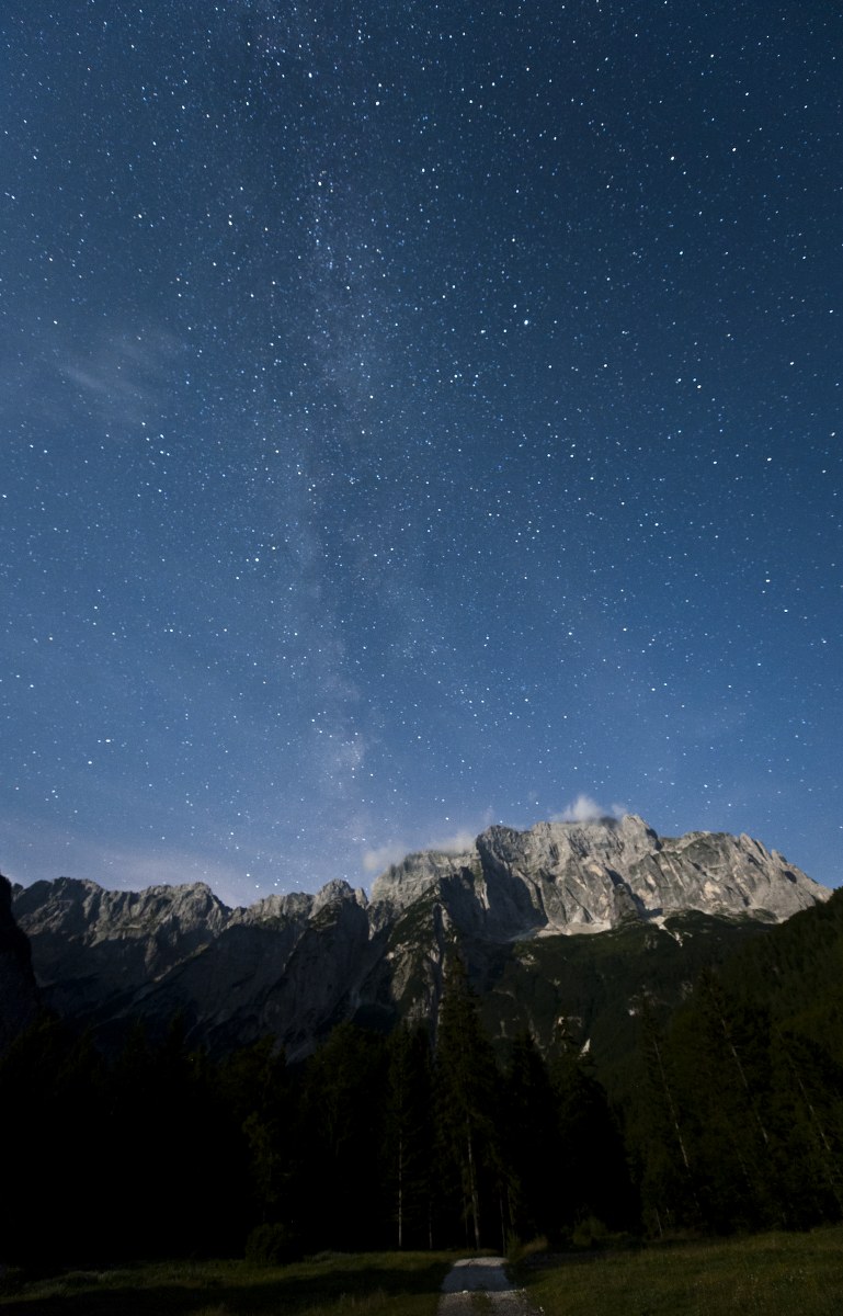 Val Saisera, Montasio e via Lattea