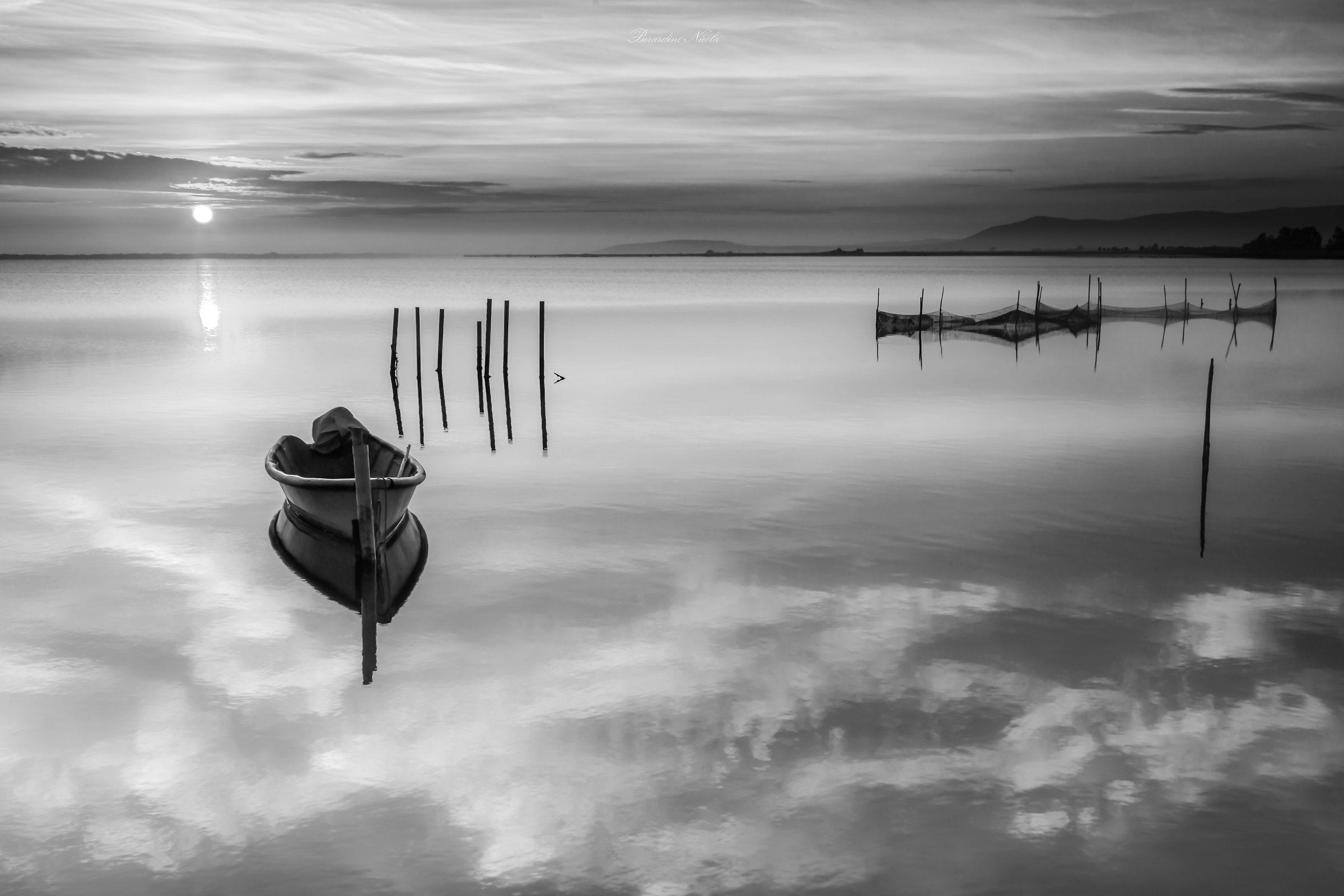 reflections in black and white