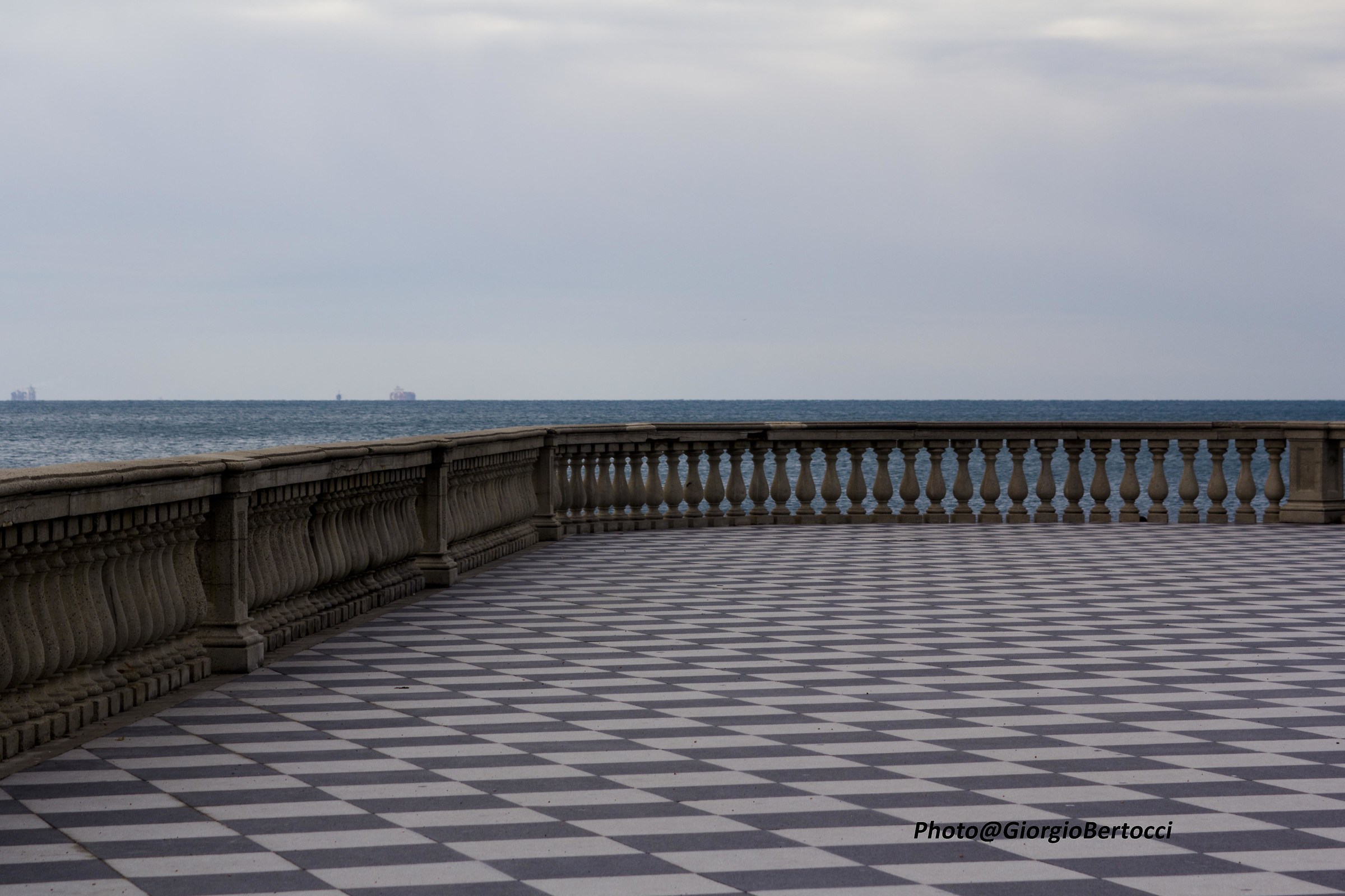 Centered terrace Mascagni Livorno