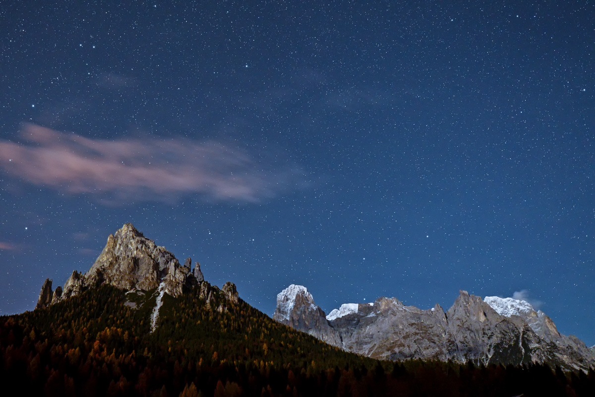 The Cimerlo and Pale in the moonlight