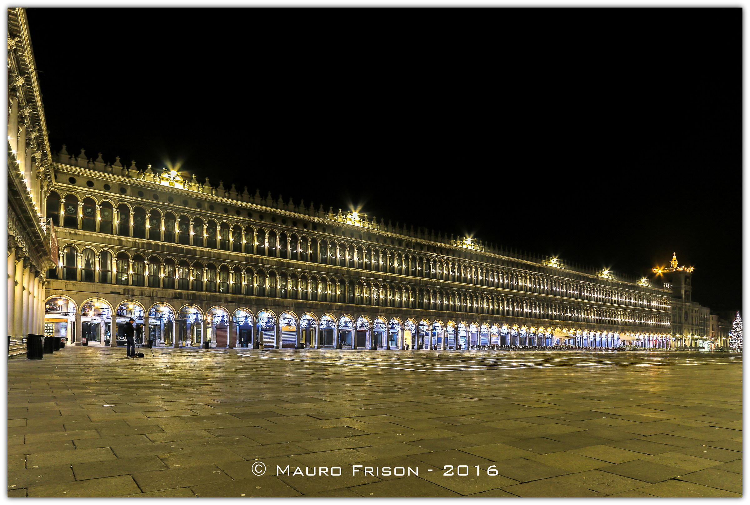 Almost alone in the Piazza San Marco