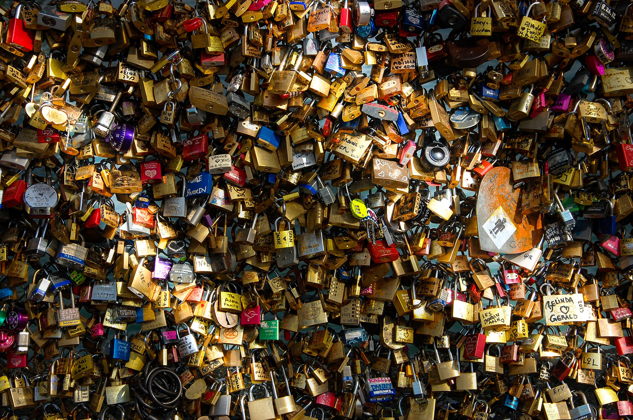 I would need a padlock ... have you?