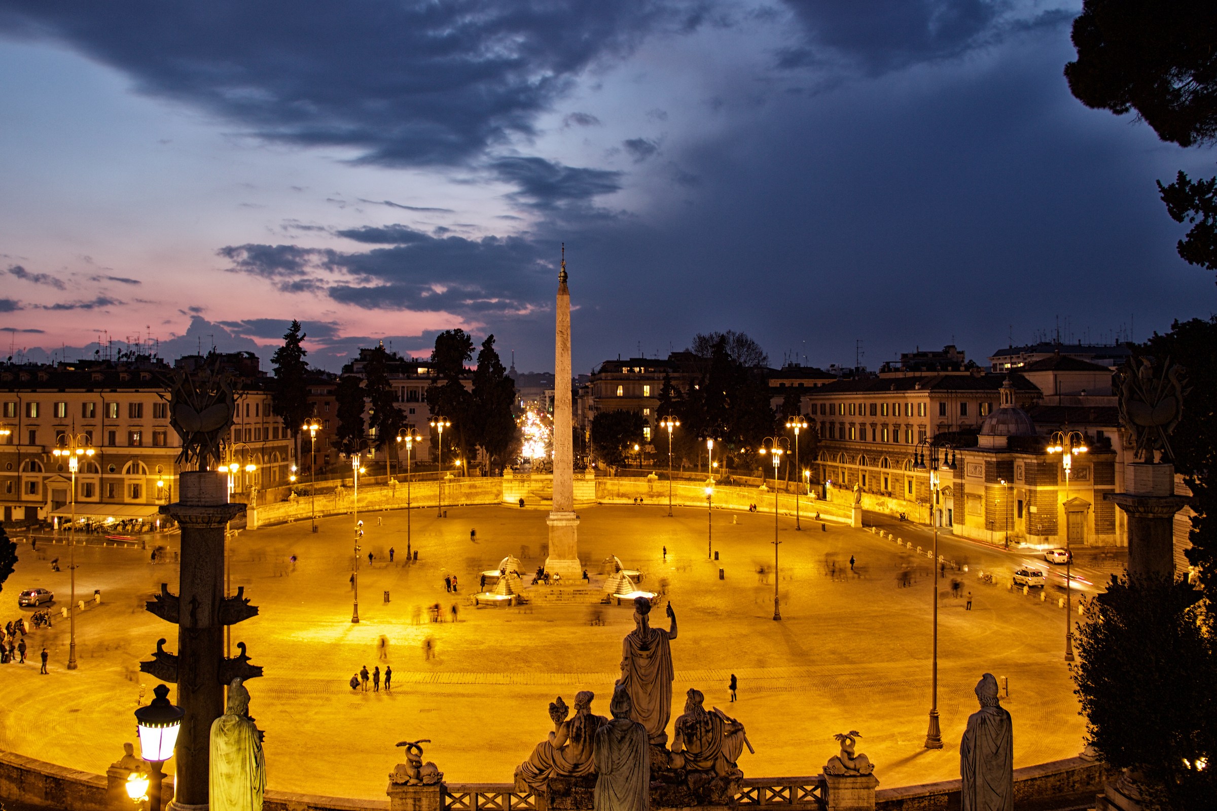 Scende il sipario su piazza del Popolo