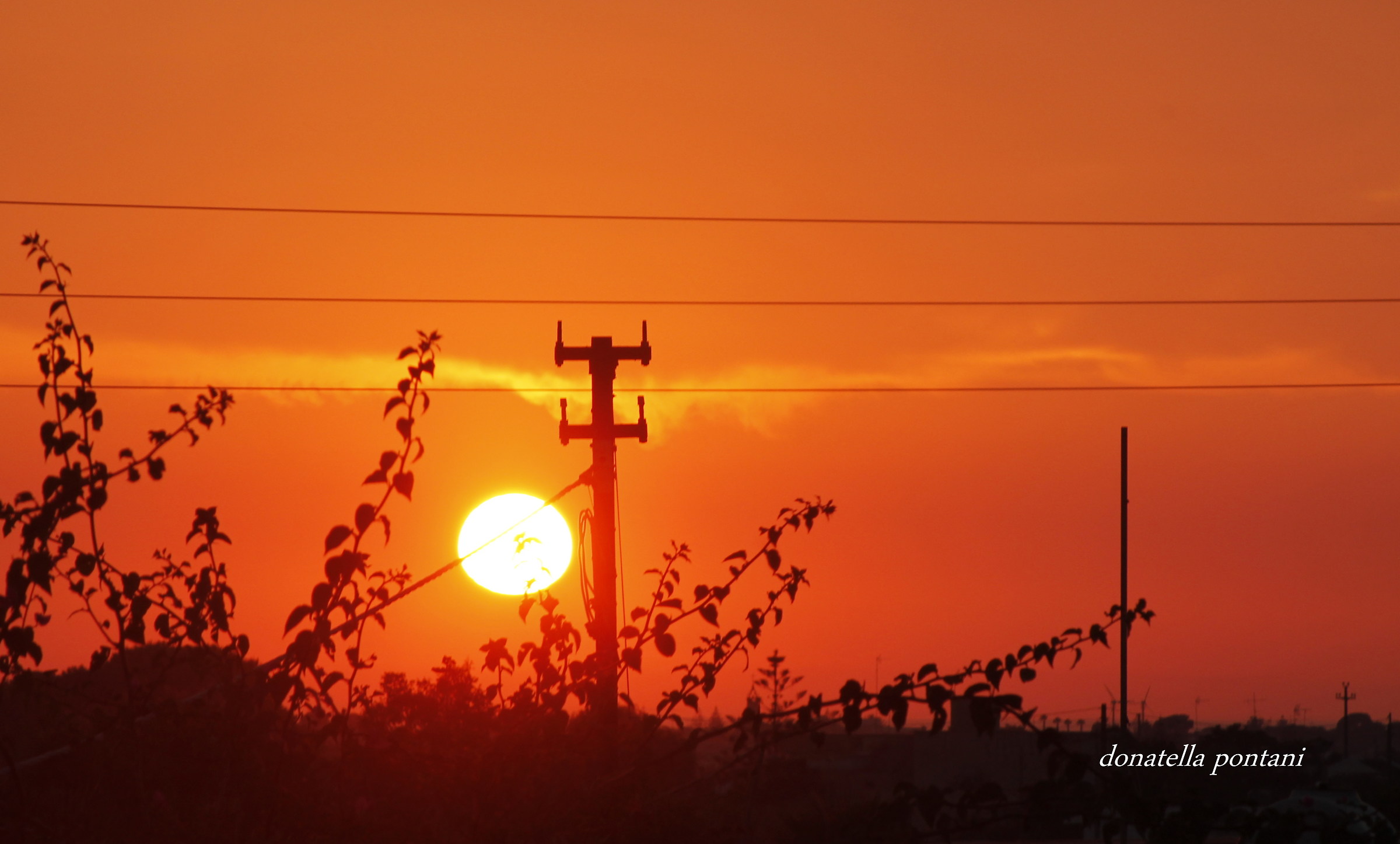 Tramonto di una calda serata