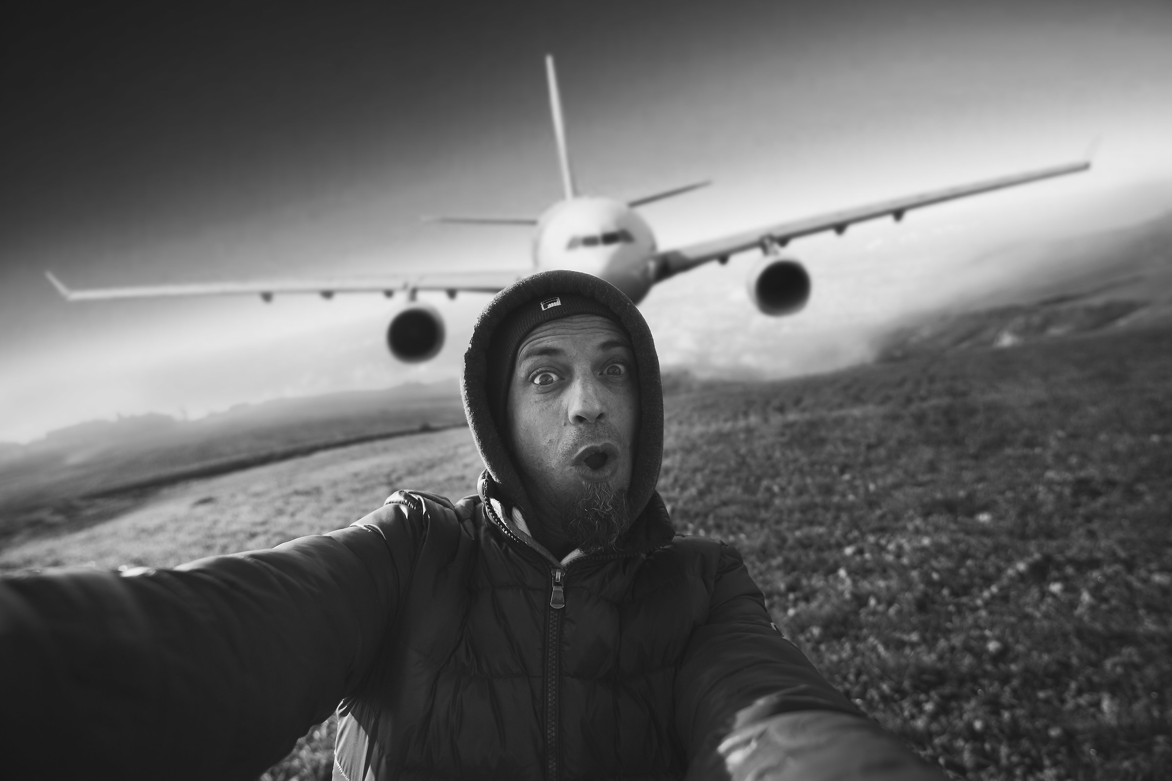 Self-timer dangerous :-)