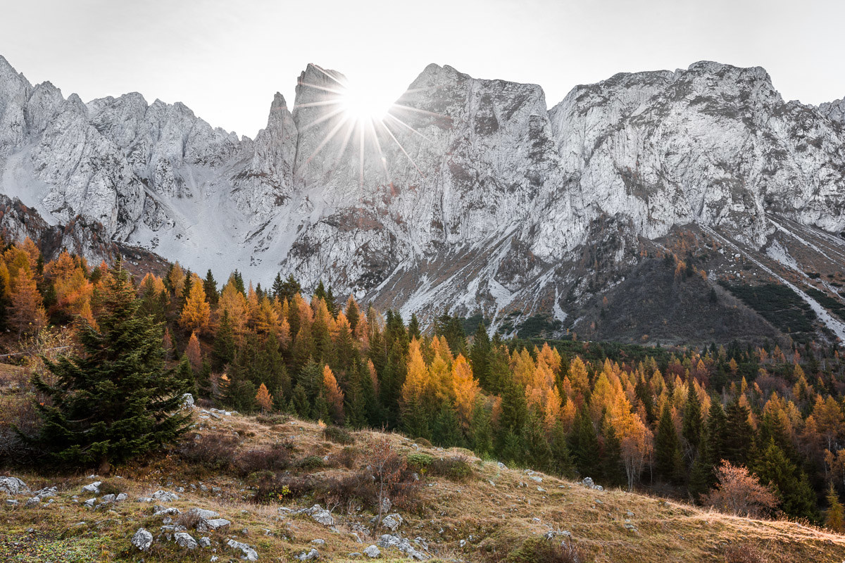 L'alba di un nuovo giorno ai Campelli di Schilpario...