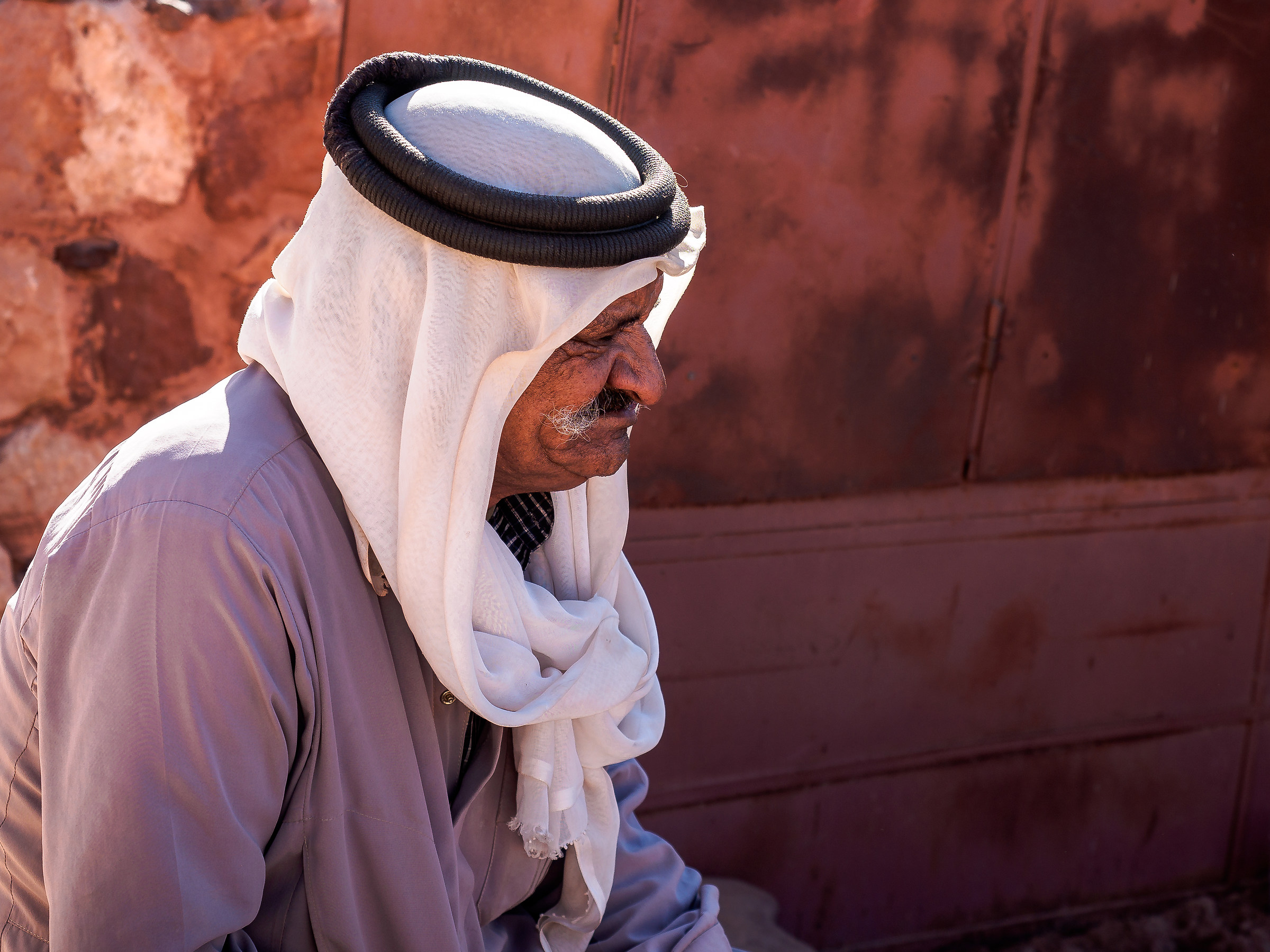 Un mercante beduino a Petra
