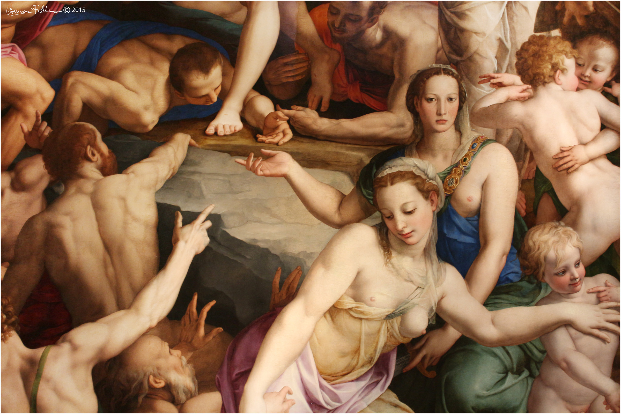 Bronzino, Discesa di Cristo al Limbo, particolare